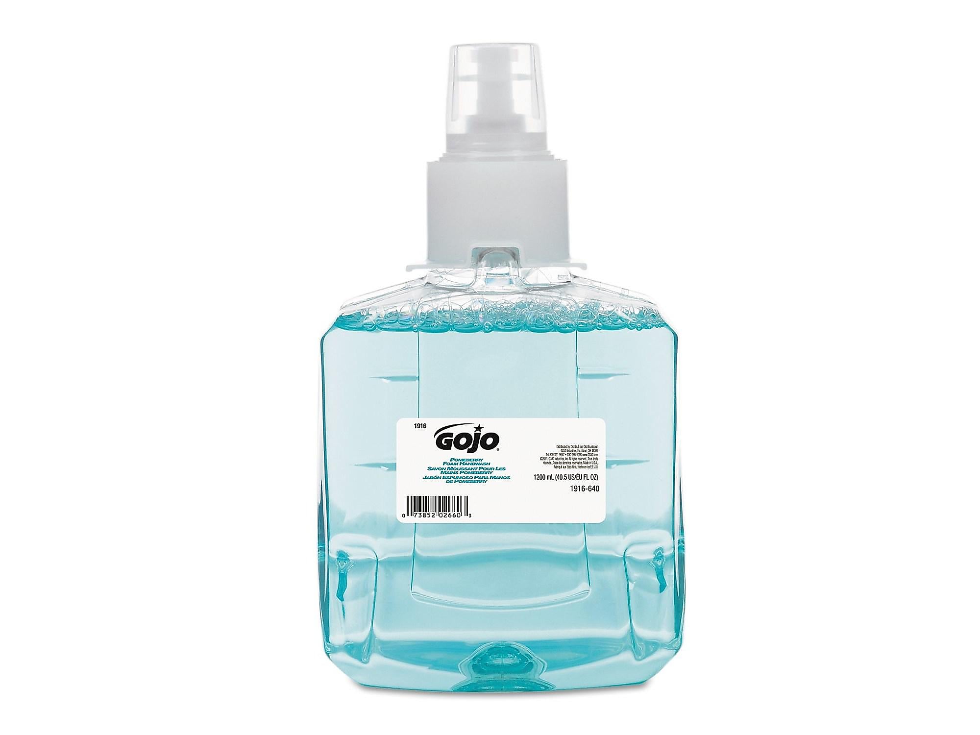 GOJO LTX-12 Foaming Hand Soap Refill, Pomegranate Scent, 2/Carton