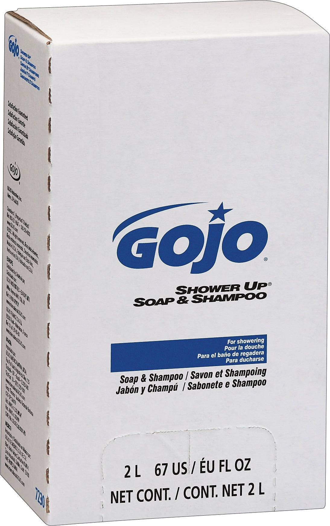 GOJO Shower Up Soap and Shampoo, 2,000 mL, 4/Carton