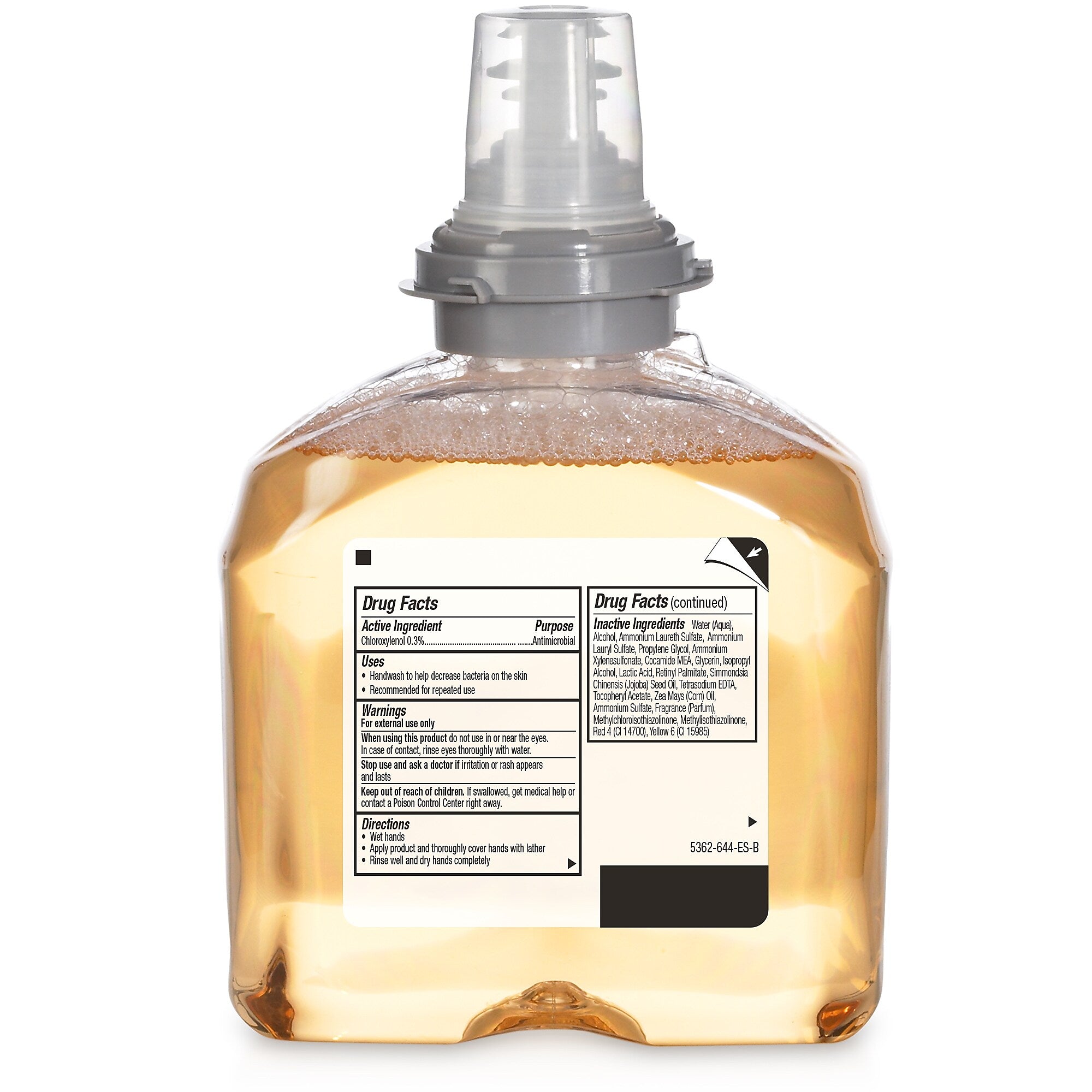 GOJO TFX Antibacterial Foaming Hand Soap Refill for TFX Dispenser, Fresh Fruit Scent, 2/Carton