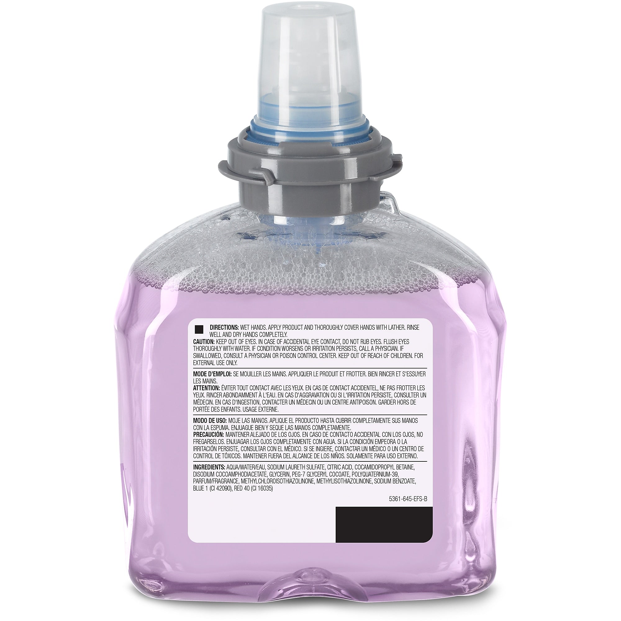GOJO TFX Premium Foaming Hand Soap Refill, Cranberry Scent, 1200 mL, 2/Carton