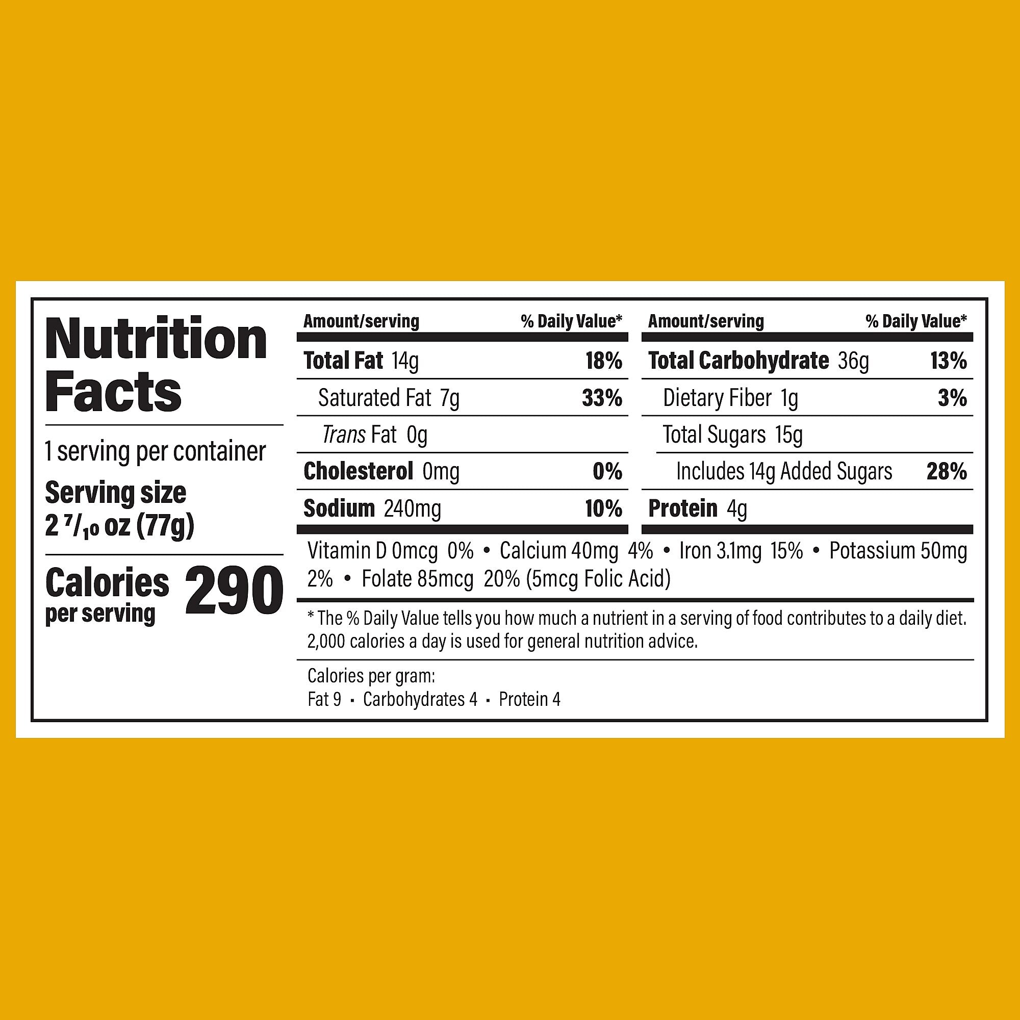 Golden Dough Glazed Donut, 2.7 oz, 7/Box