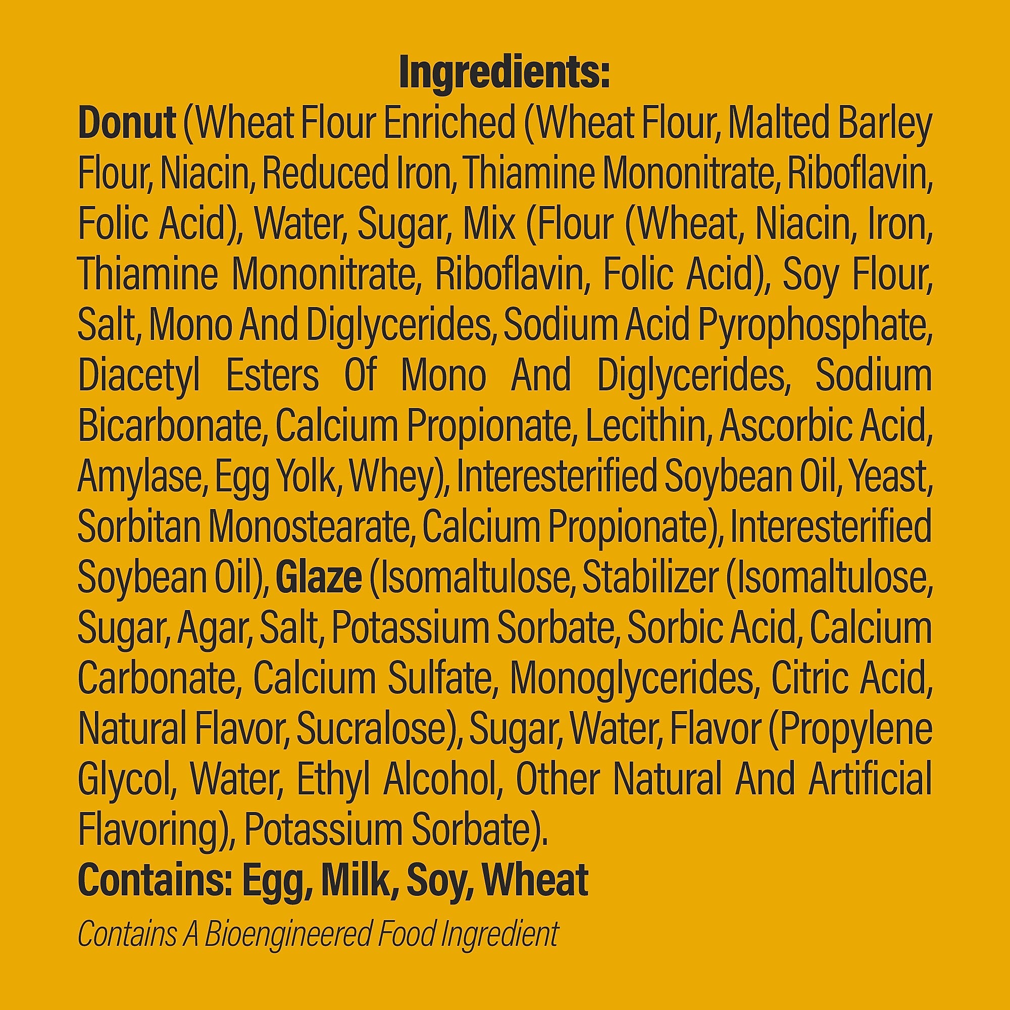 Golden Dough Glazed Donut, 2.7 oz, 7/Box