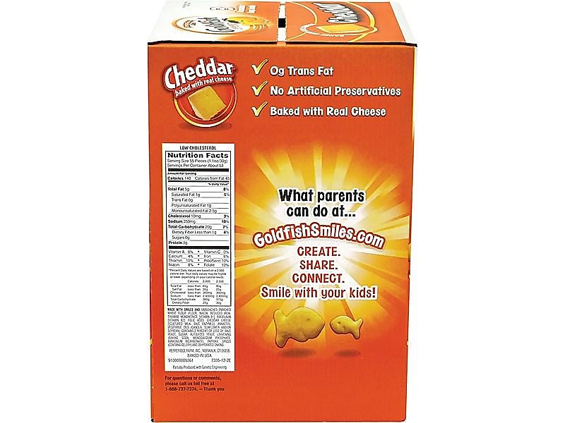 Goldfish Cheddar Crackers, 58 oz., 3 Packs/Box