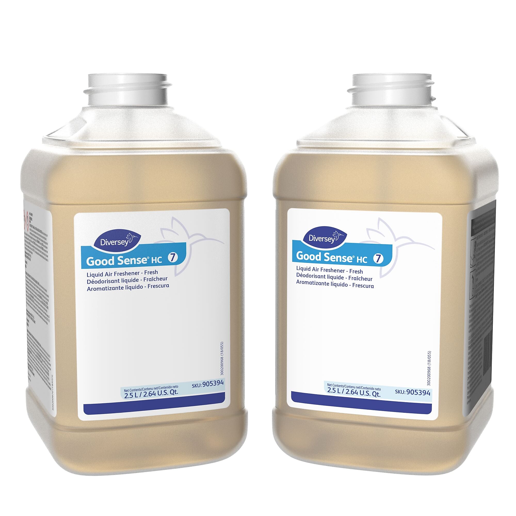 Good Sense HC 7 Air Freshener for Diversey J-Fill, Fresh, 2.5 L / 2.64 U.S. Qt., 2/Carton