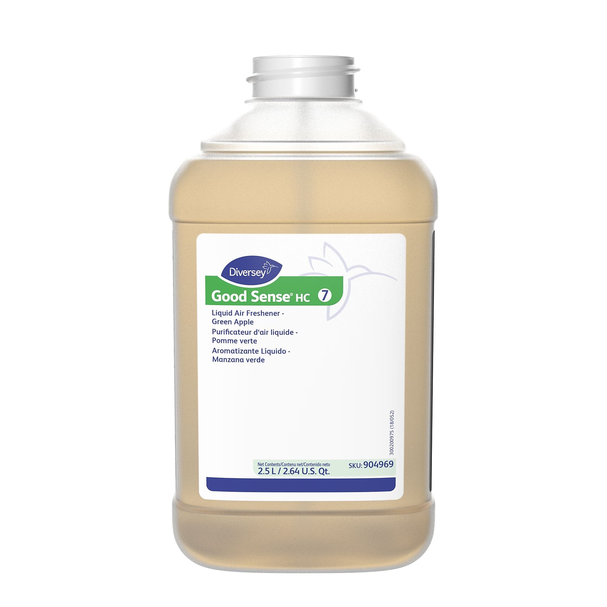 Good Sense HC Air Freshener for Diversey J-Fill, Green Apple, 2.5 L / 2.64 U.S. Qt., 2/Carton