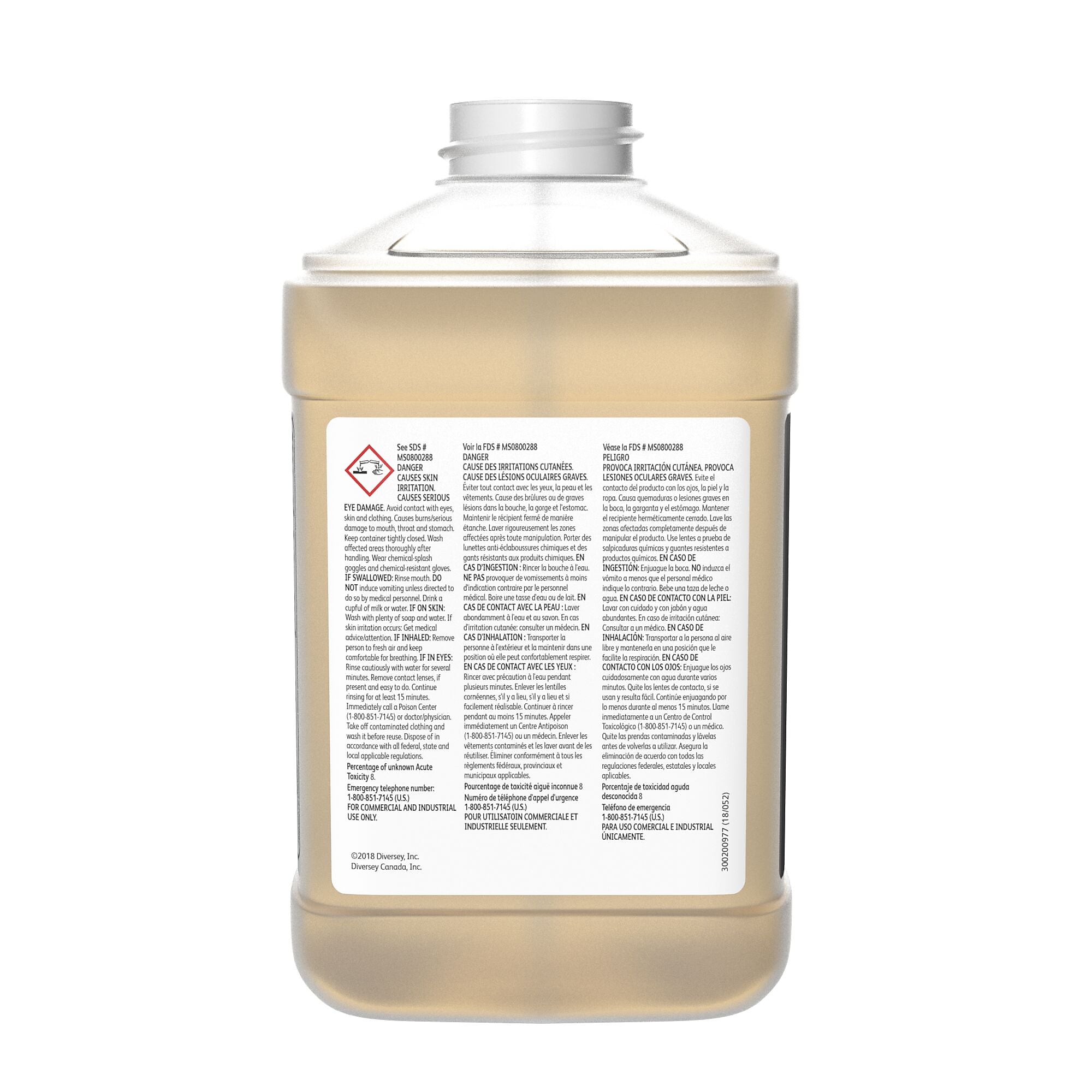Good Sense HC Air Freshener for Diversey J-Fill, Green Apple, 2.5 L / 2.64 U.S. Qt., 2/Carton