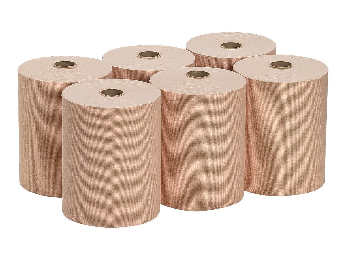 goRag Durable Fibers Wipers, Orange, 6/Carton