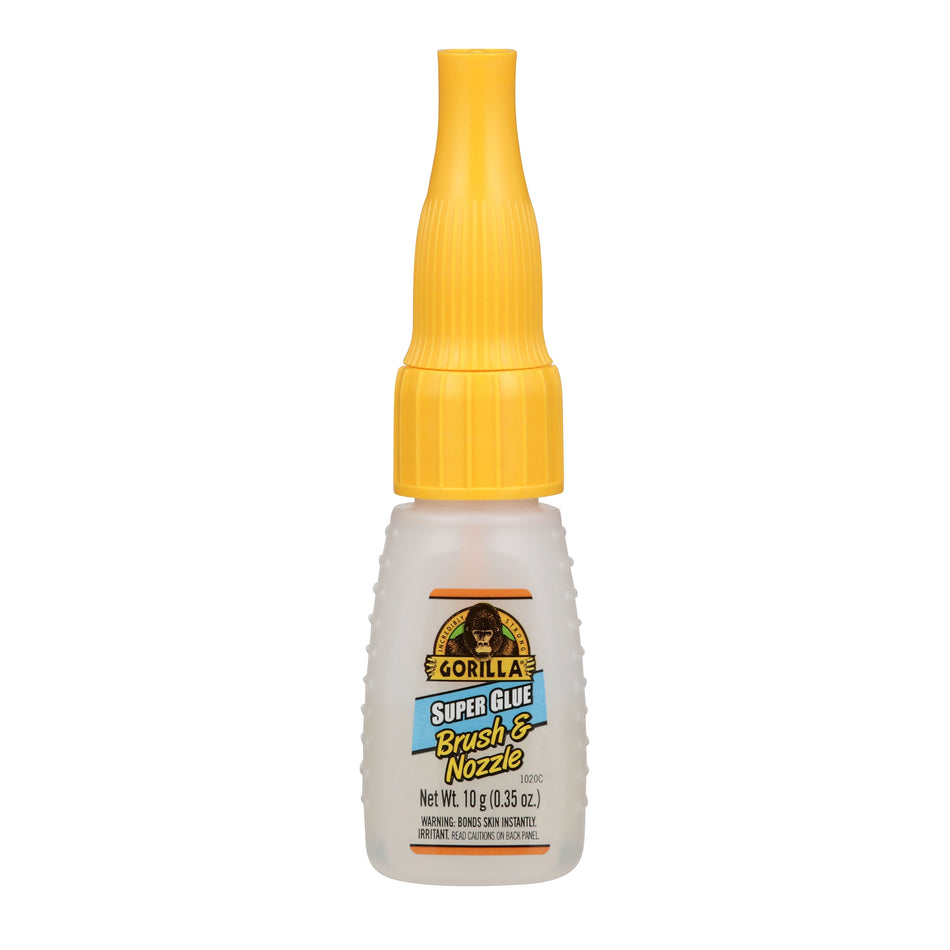 Gorilla Brush & Nozzle Super Glue, 0.35 oz.