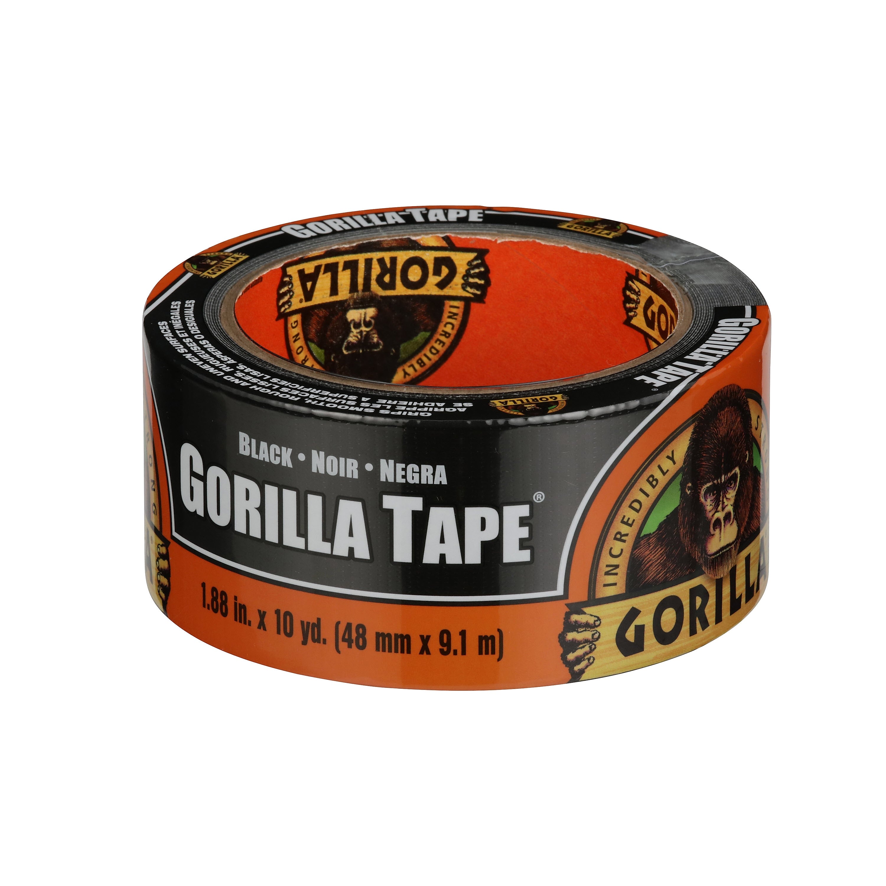 Gorilla Duct Tape, 1.88" x 10 yds., Black