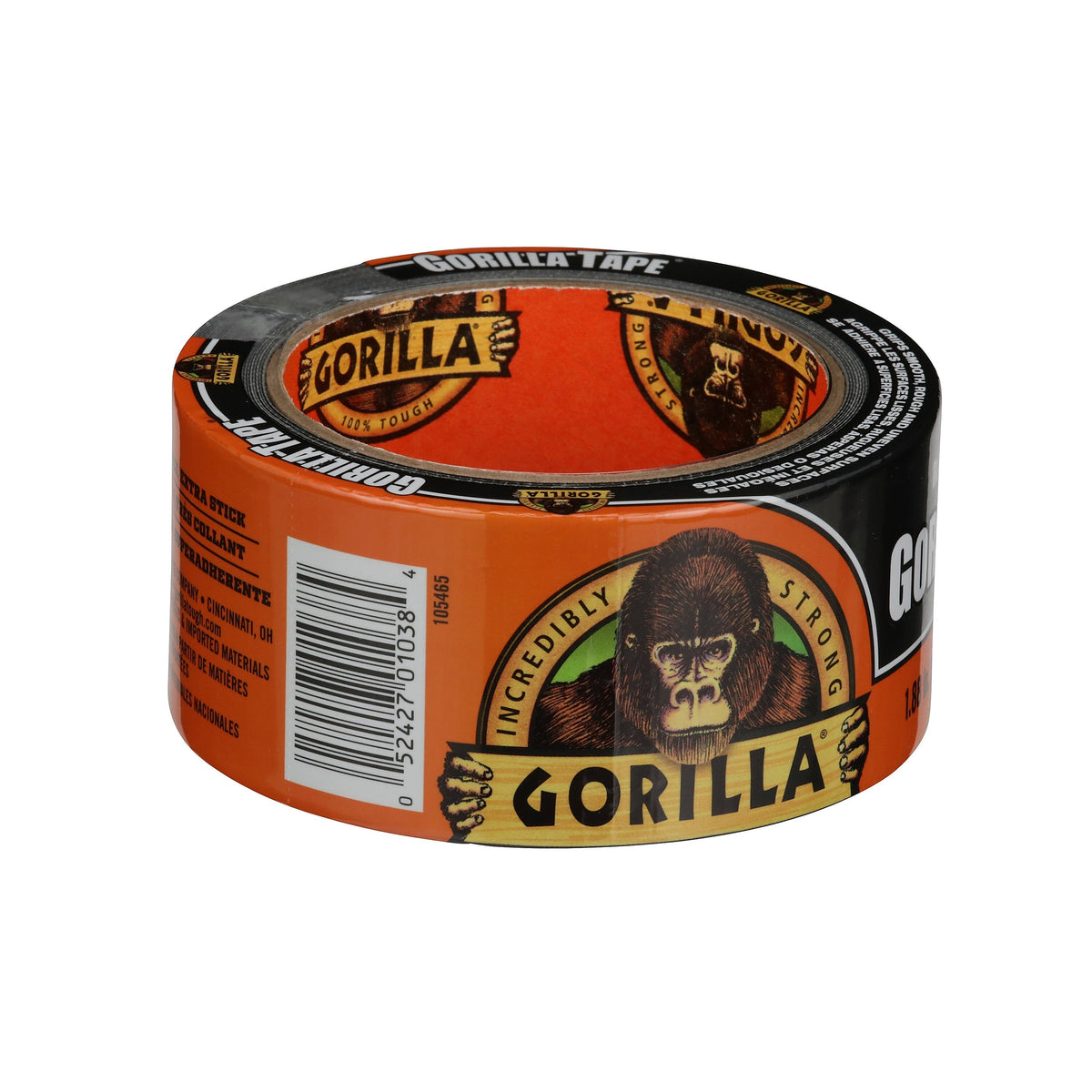 Gorilla Duct Tape, 1.88" x 10 yds., Black