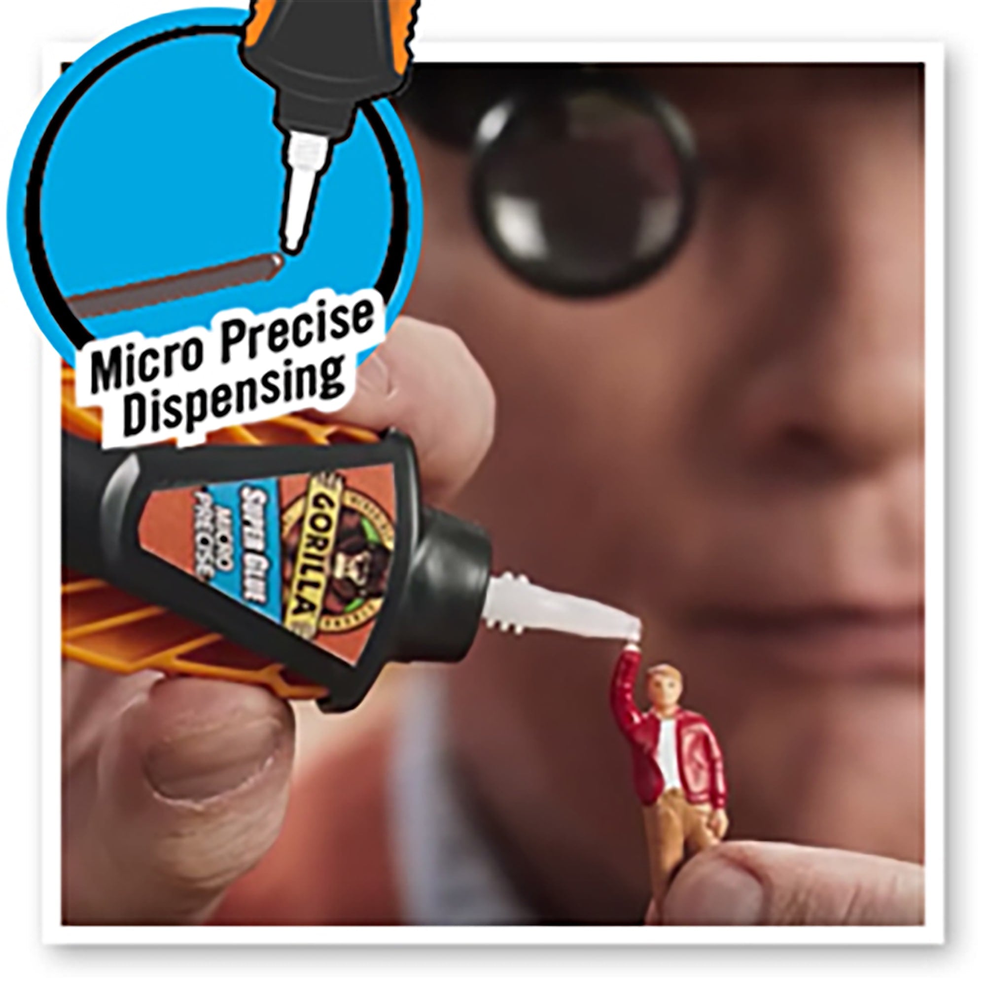 Gorilla Micro Precise Super Glue, 0.19 oz.