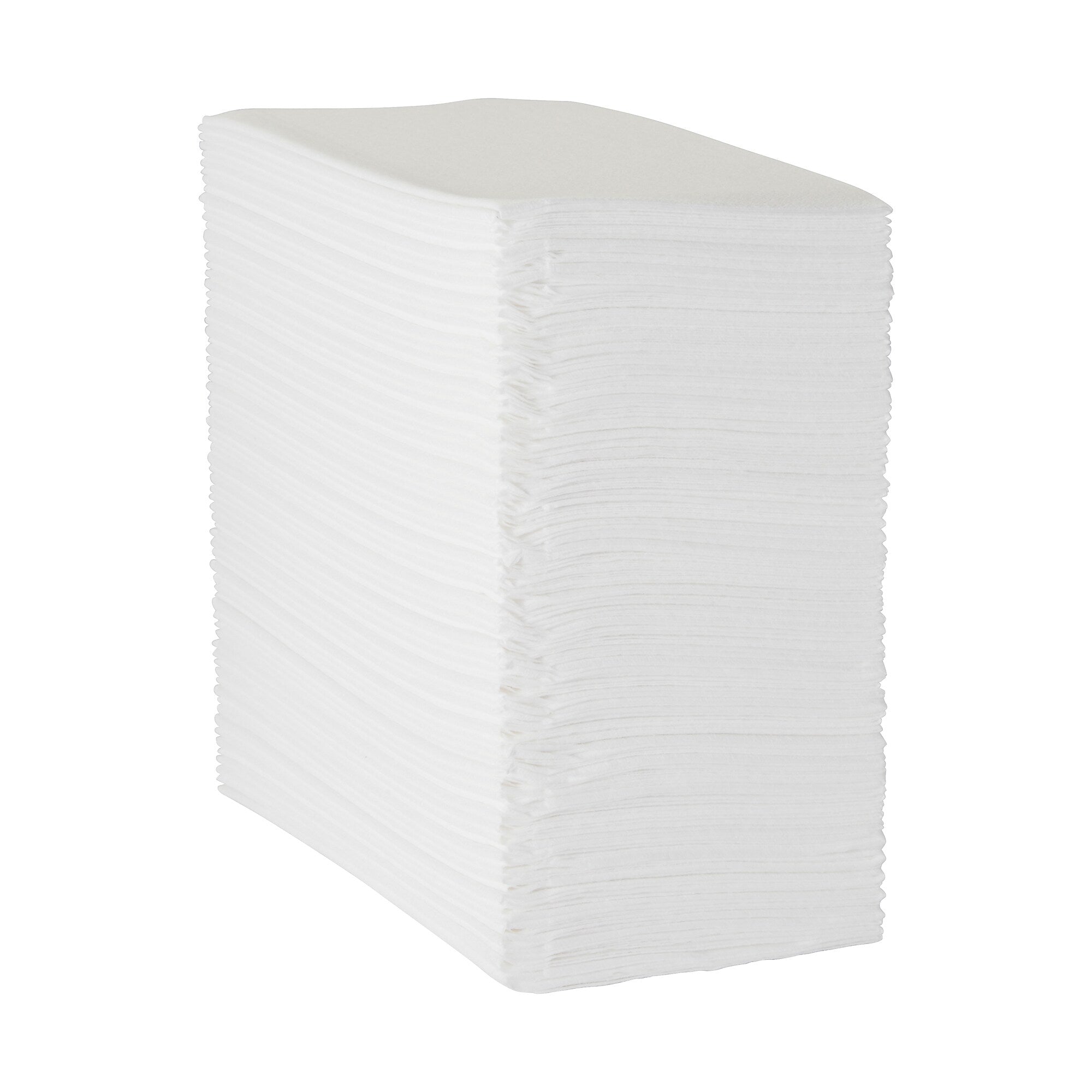 GP Linen Dinner Napkins, One-Ply, White, 100 Napkins/Pack, 4 Packs/Carton