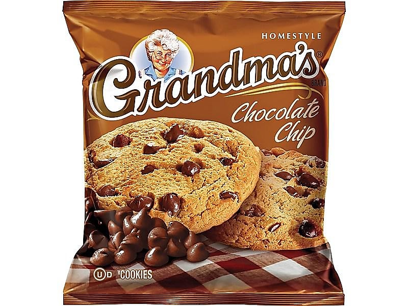 Grandma's Chocolate chip Cookies, 2.5 oz., 60 Packs/Box