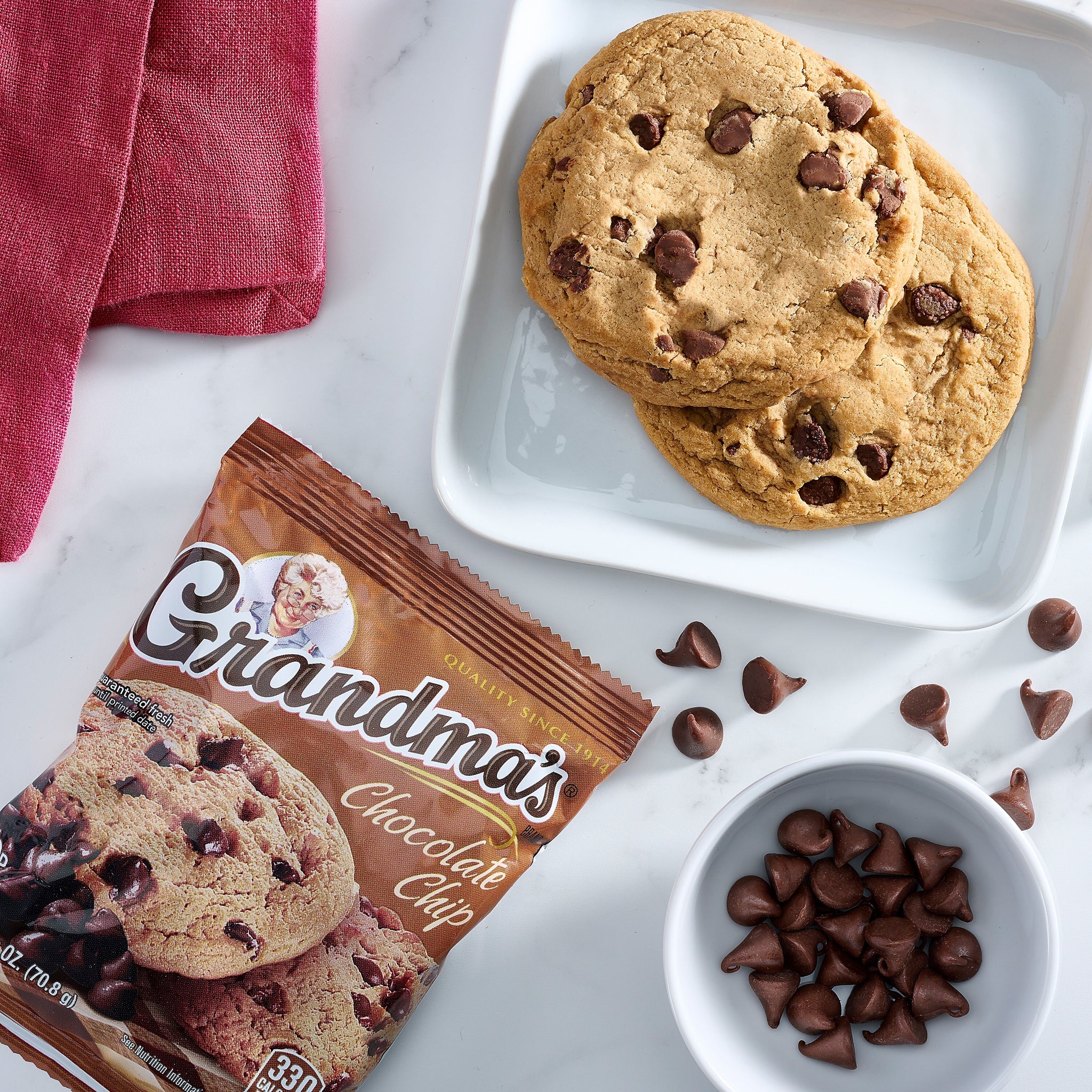 Grandma's Cookies Variety Pack, 32 Packs/Box