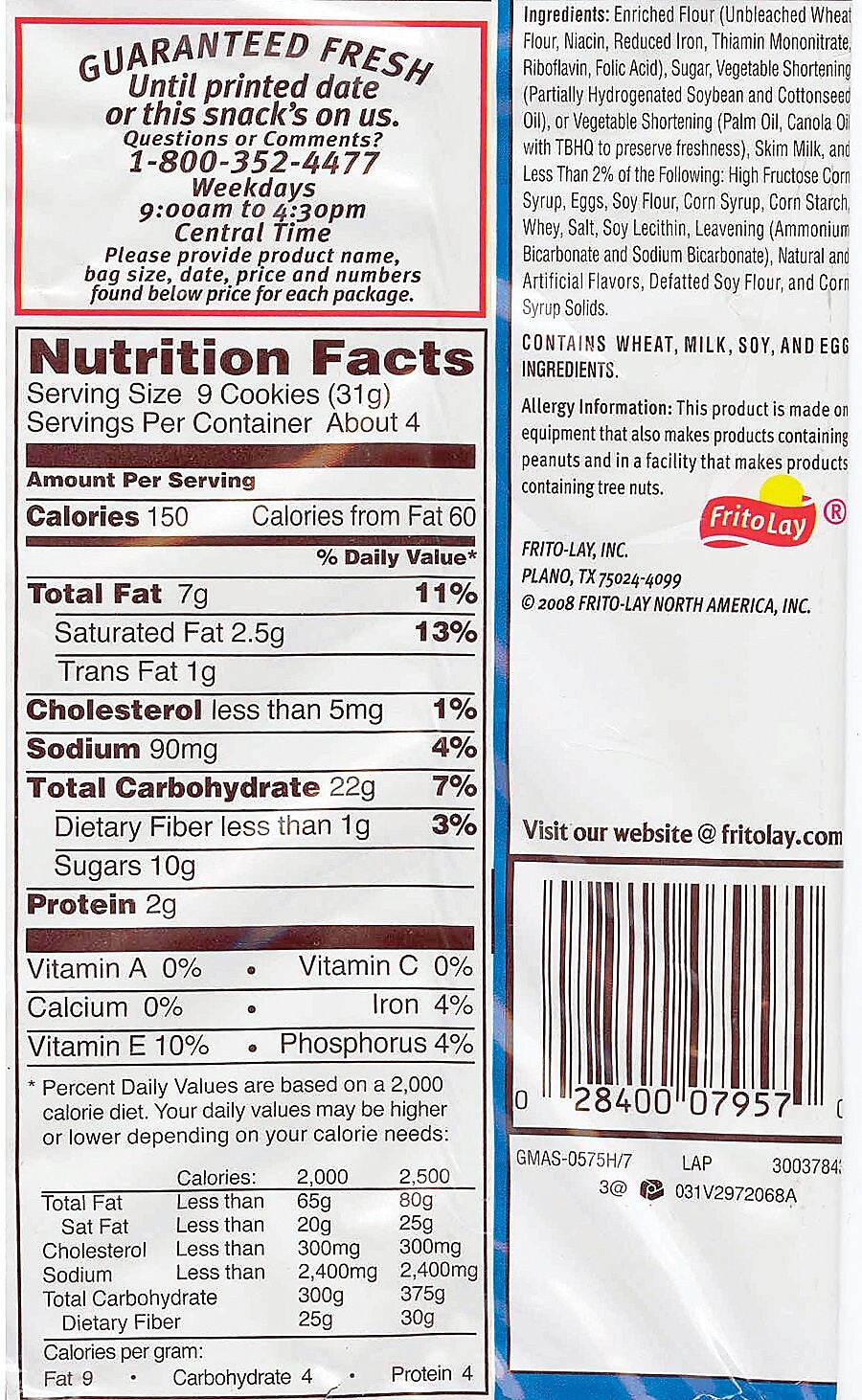 Grandma's Mini Vanilla Creme Cookies, 3.71 oz, 24/Carton