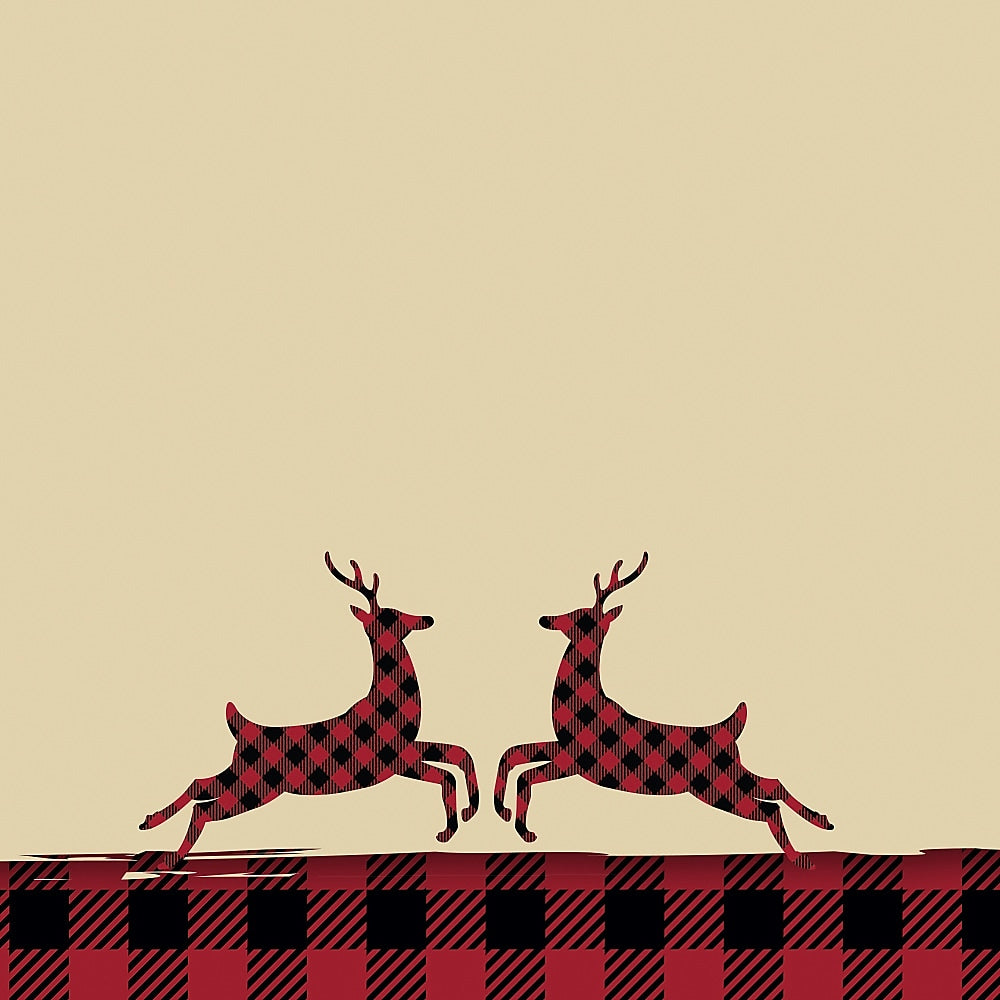 Great Papers!® Buffalo Red Reindeer Holiday Letterhead, 8.5