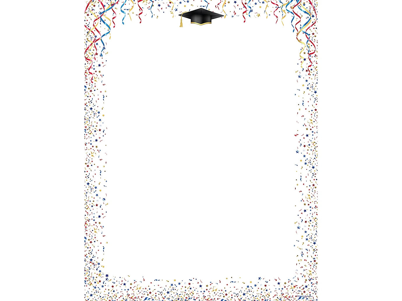 Great Papers! Celebrate Graduation Letterhead, Multicolor, 80/Pack
