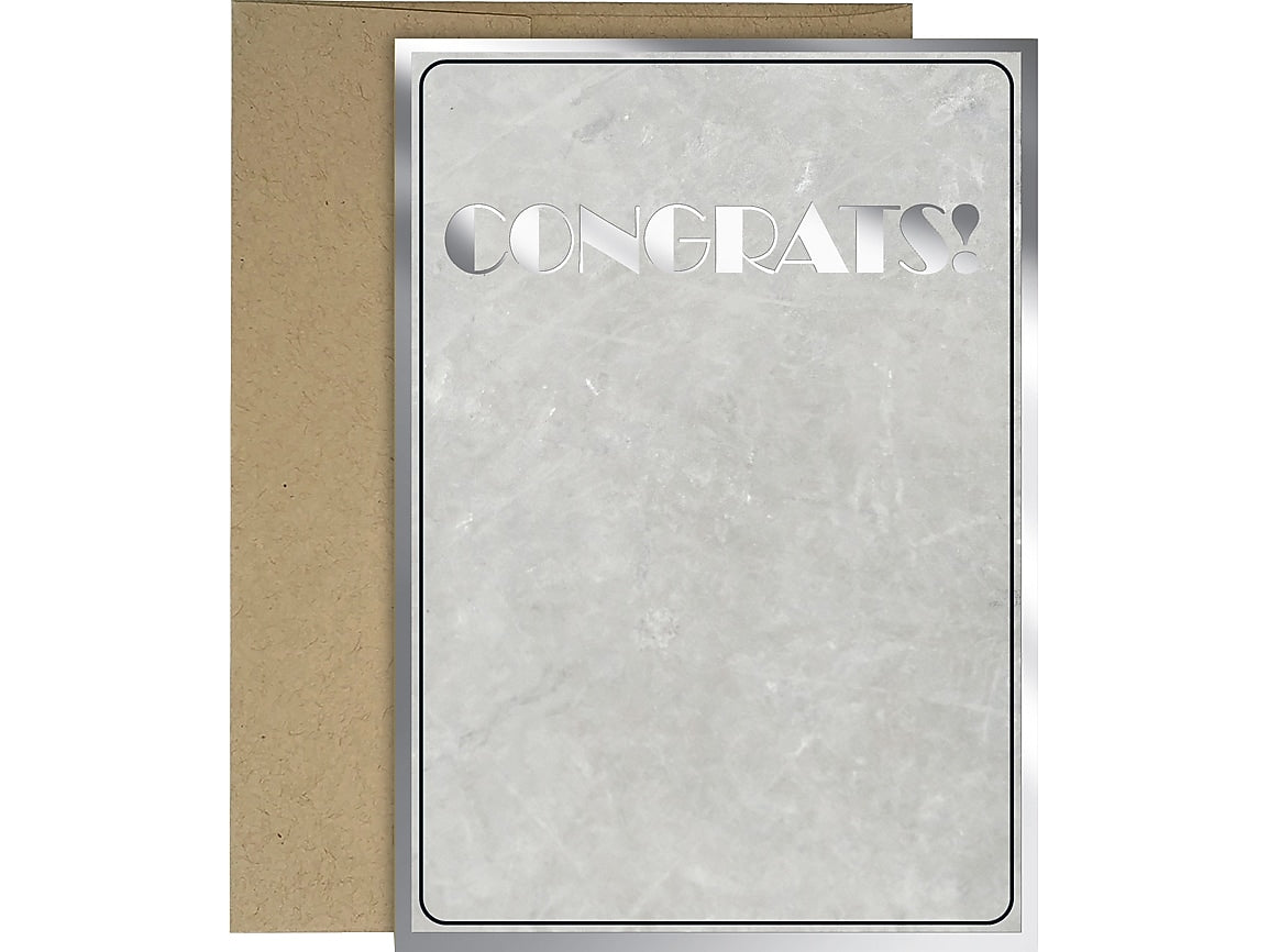 Great Papers! Congratulations Card with Envelope, 6.75