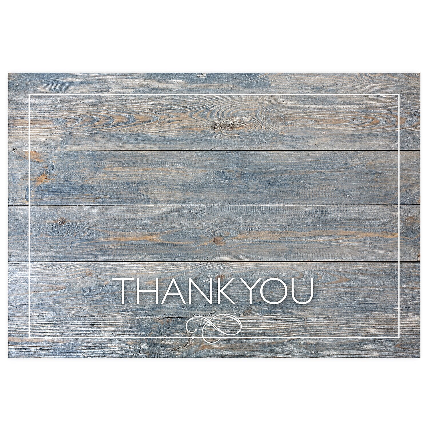 Great Papers! Driftwood Thank You Card, 4.875