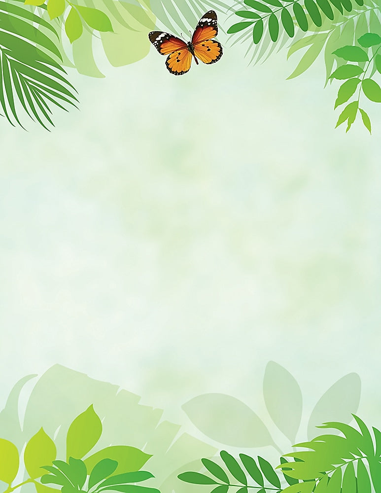 Great Papers!® Flutter Butterfly Letterhead, 8.5