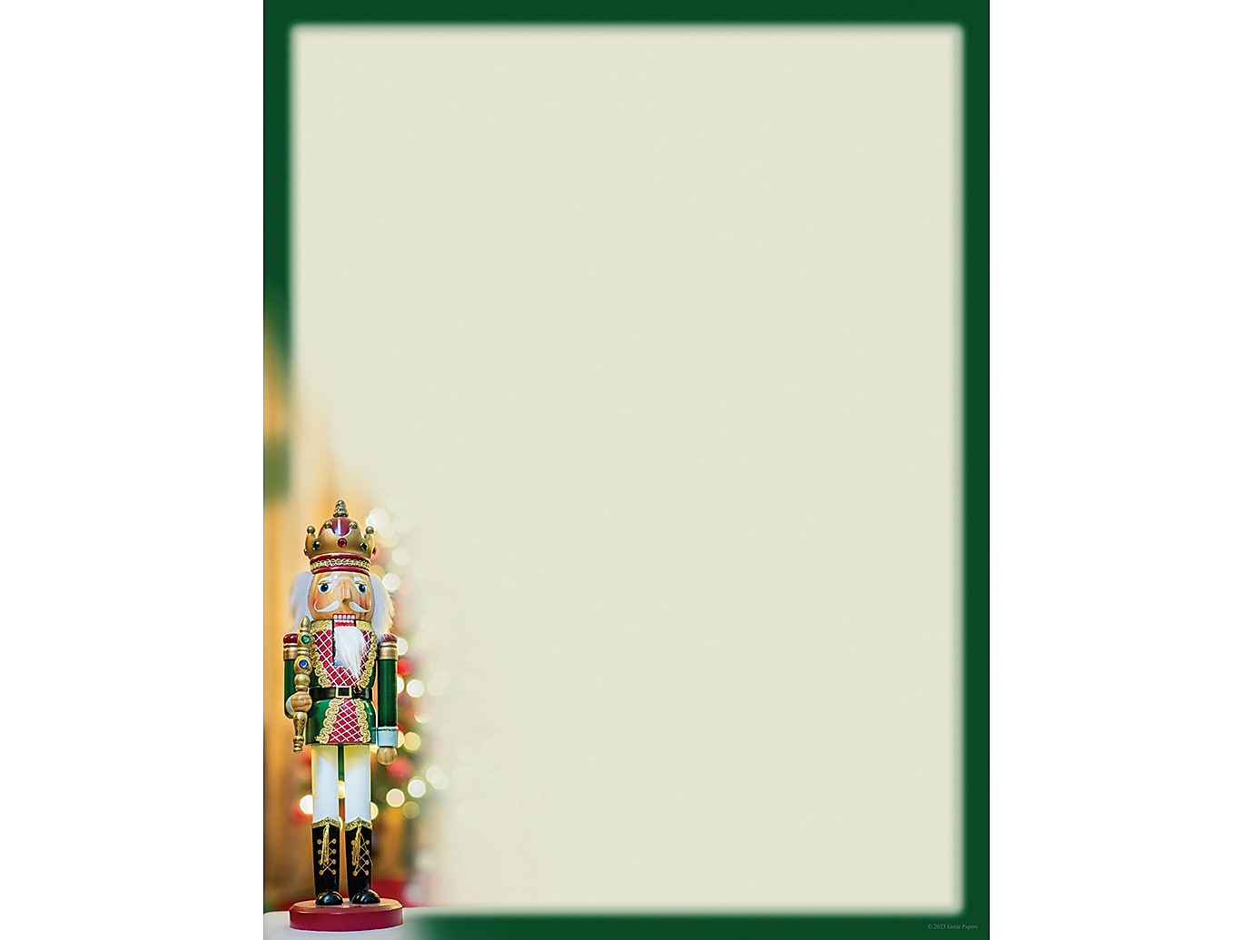 Great Papers Holiday Nutcracker Letterhead, Multicolor, 50/Pack