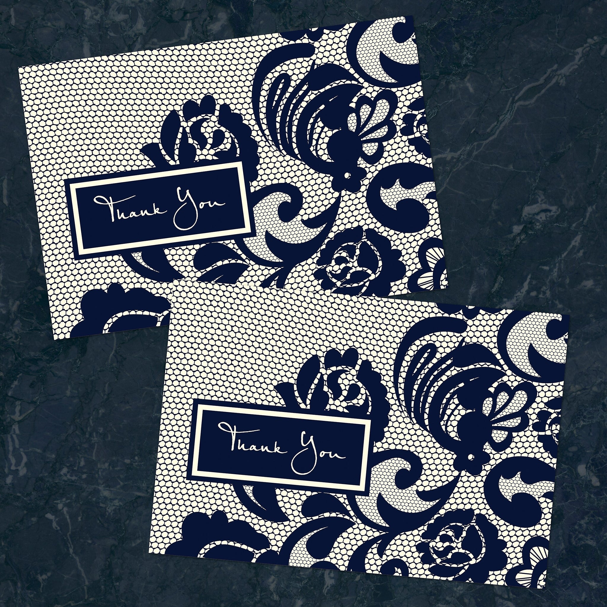 Great Papers! Lovely Lace Thank You Notes, 50/Pack