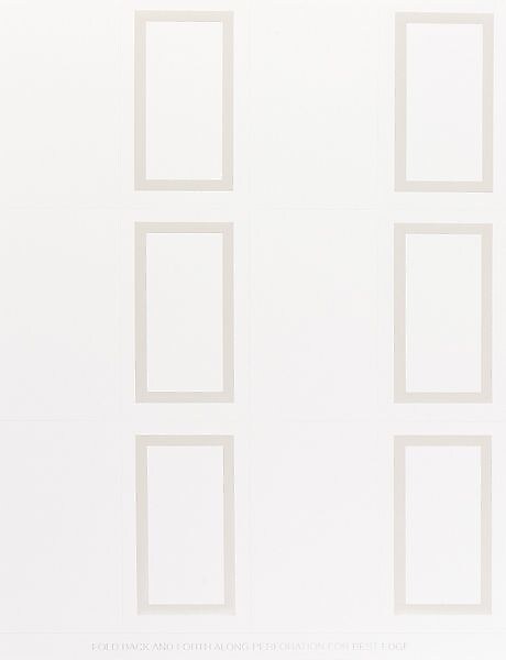 Great Papers® Pearl Border Place Cards, White, 60/Pack