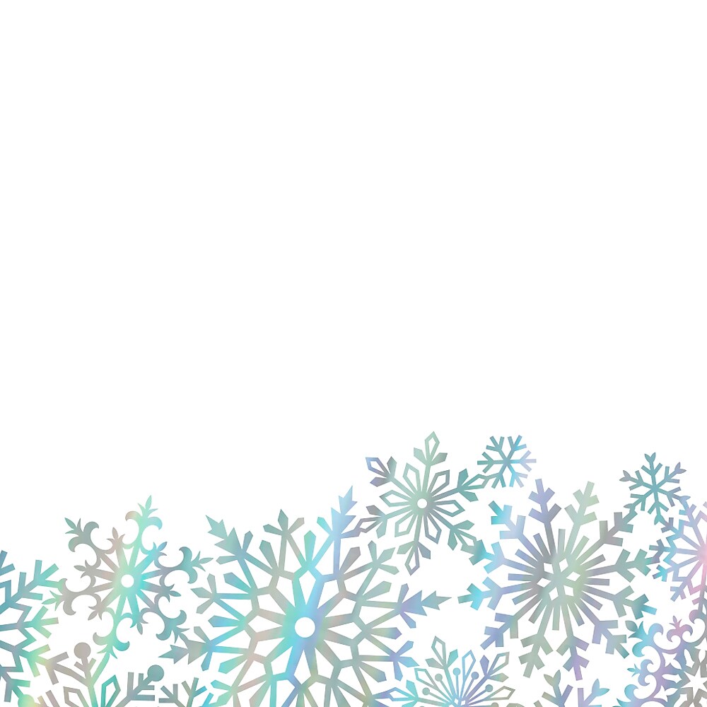 Great Papers! Rainbow Foil Snowflake Holiday Letterhead, 8.5