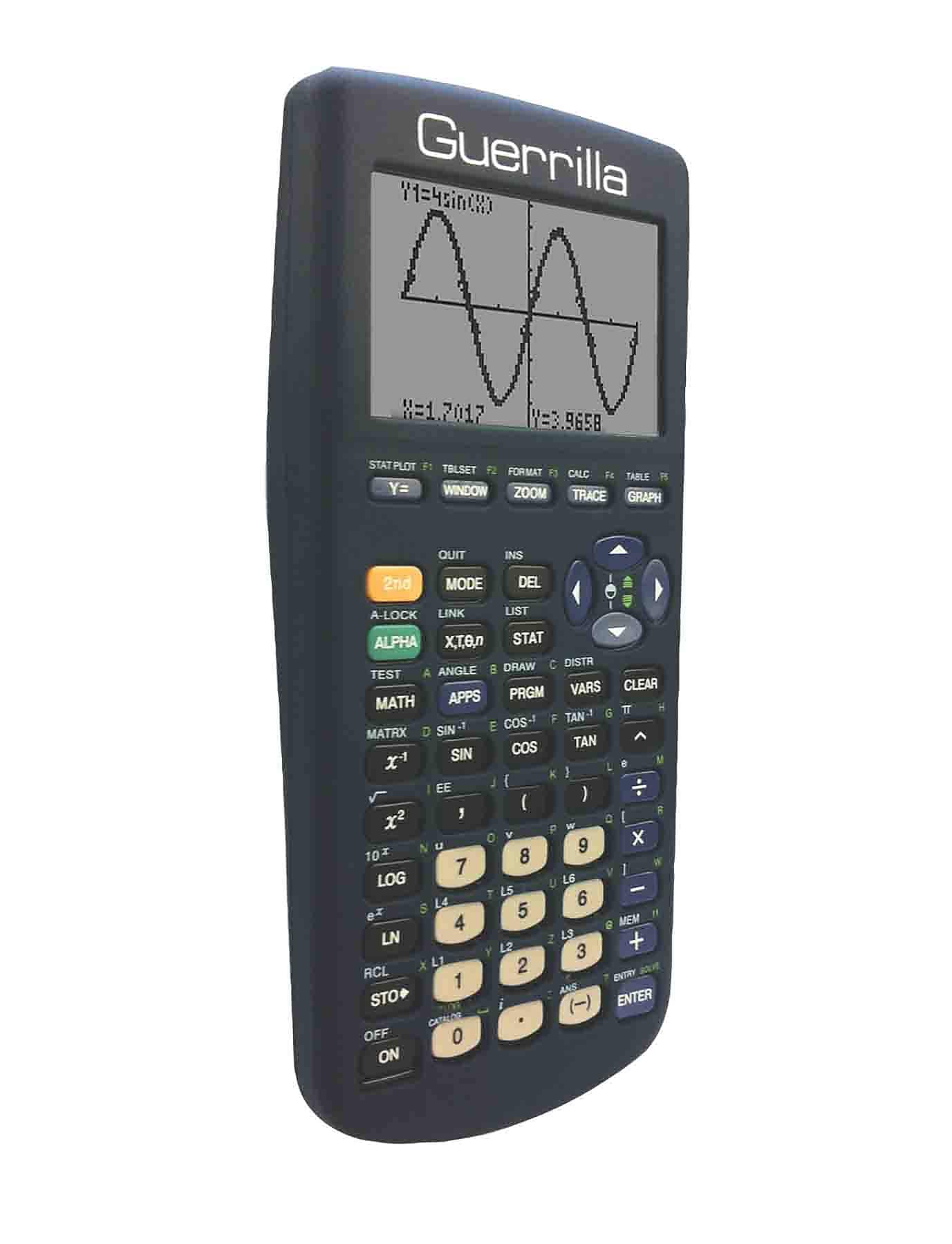 Guerrilla® Silicone Case For Texas Instruments TI 83 Plus Graphing Calculator, Navy