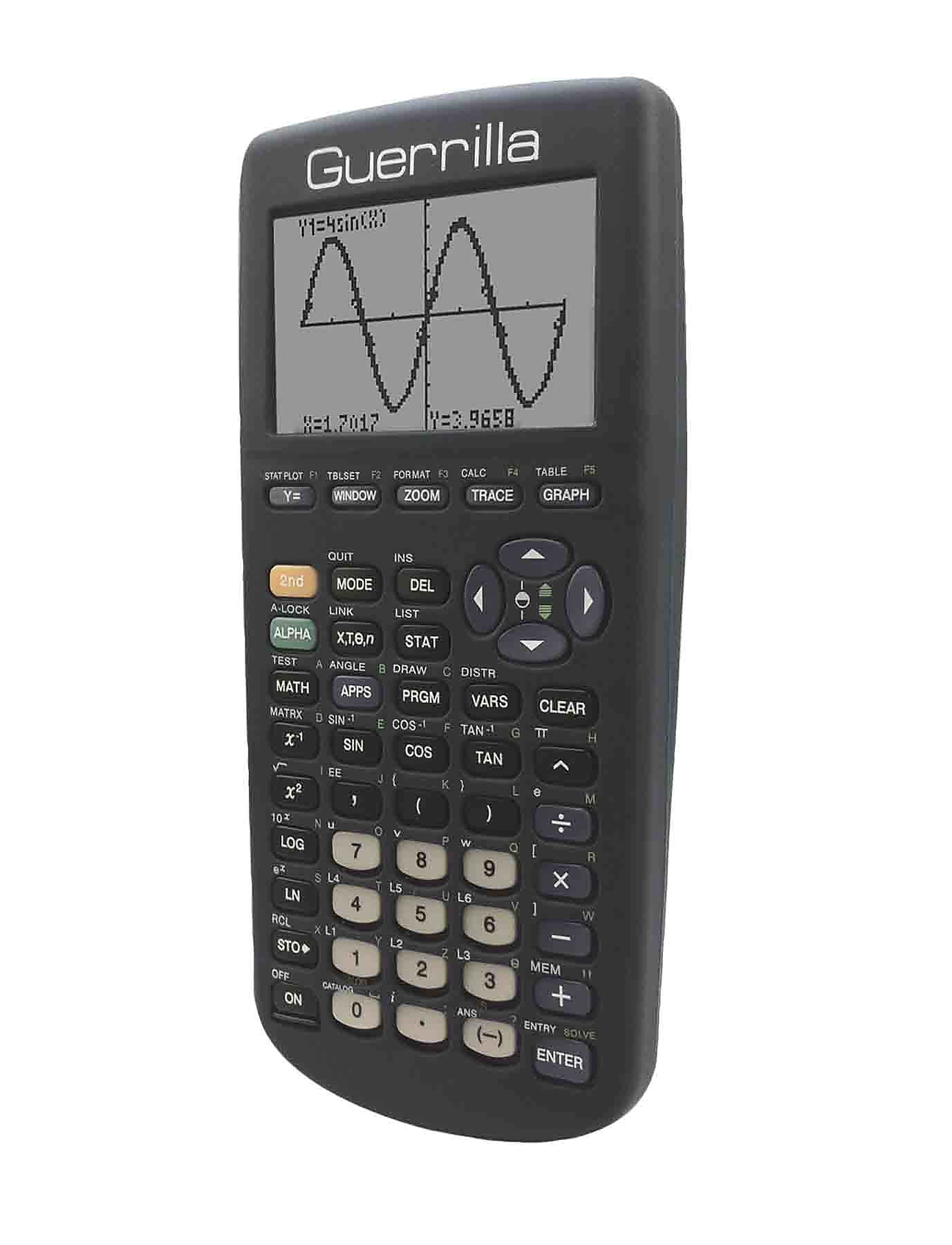 Guerrilla® Silicone Case For Texas Instruments TI 83 Plus Graphing Calculator, Navy