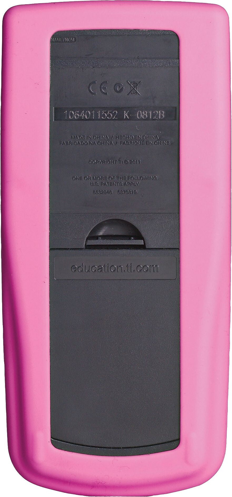 Guerrilla Silicone Case for Texas Instruments Ti 83 Plus Graphing Calculator, Pink