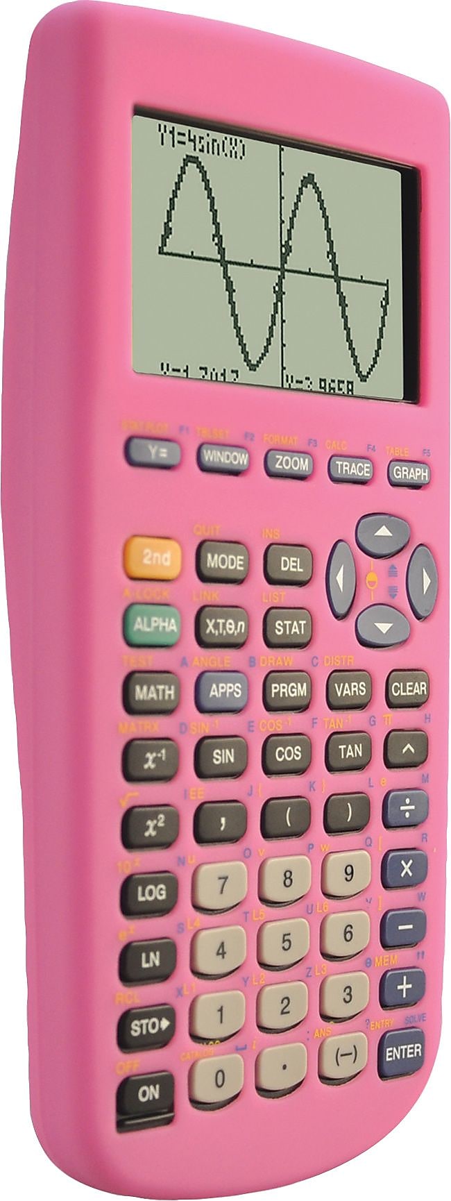 Guerrilla Silicone Case for Texas Instruments Ti 83 Plus Graphing Calculator, Pink