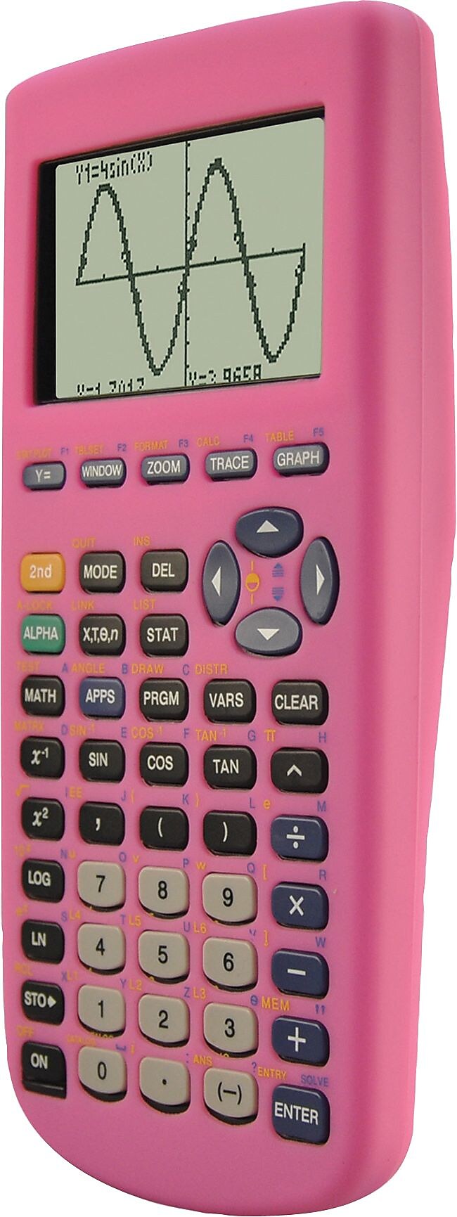 Guerrilla Silicone Case for Texas Instruments Ti 83 Plus Graphing Calculator, Pink