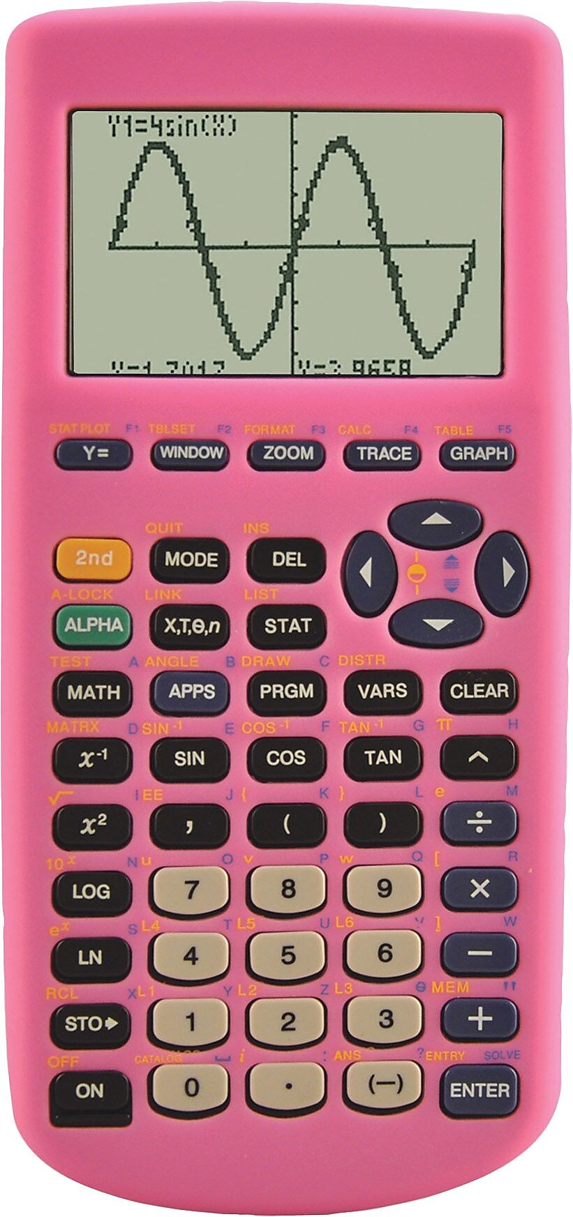 Guerrilla Silicone Case for Texas Instruments Ti 83 Plus Graphing Calculator, Pink