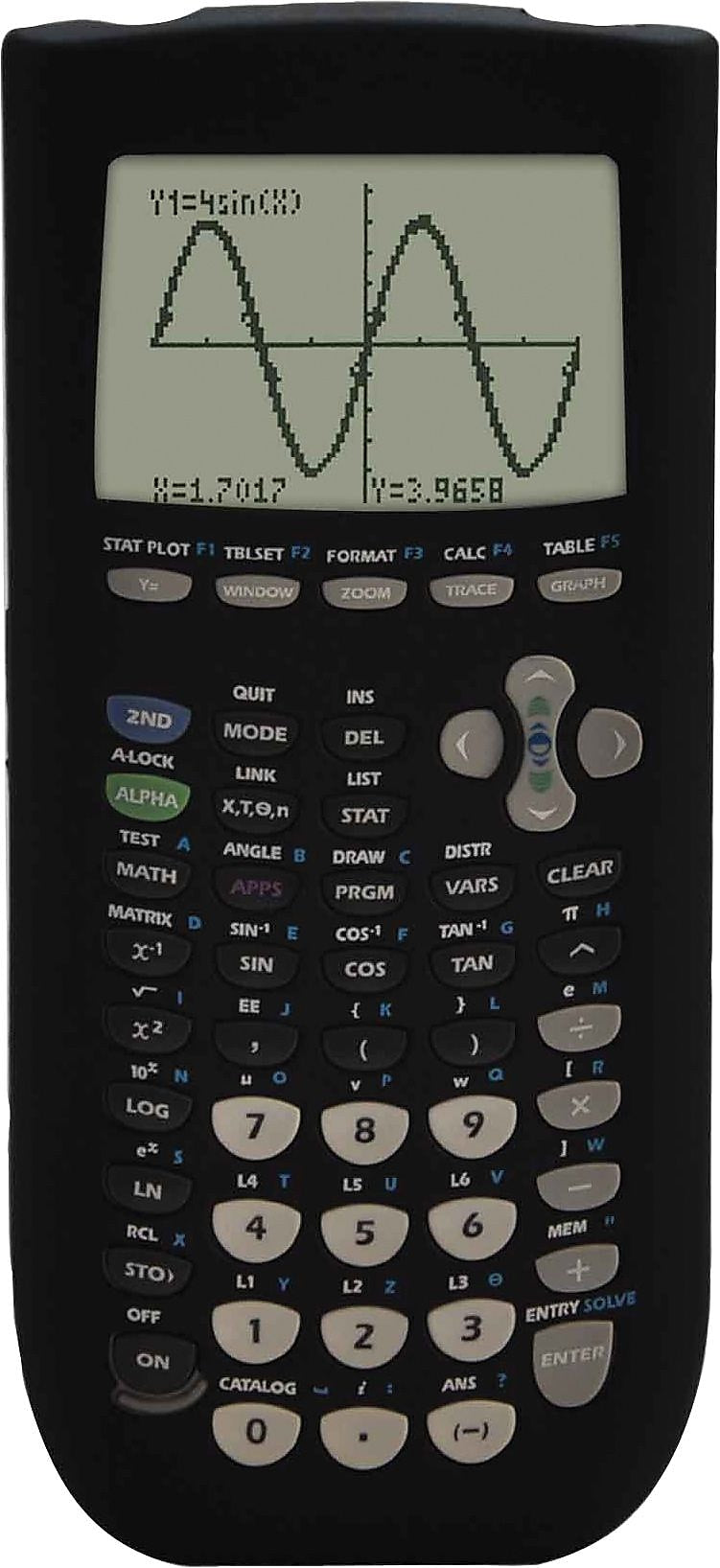 Guerrilla Silicone Case for Texas Instruments TI 84 Plus Graphing Calculator, Black