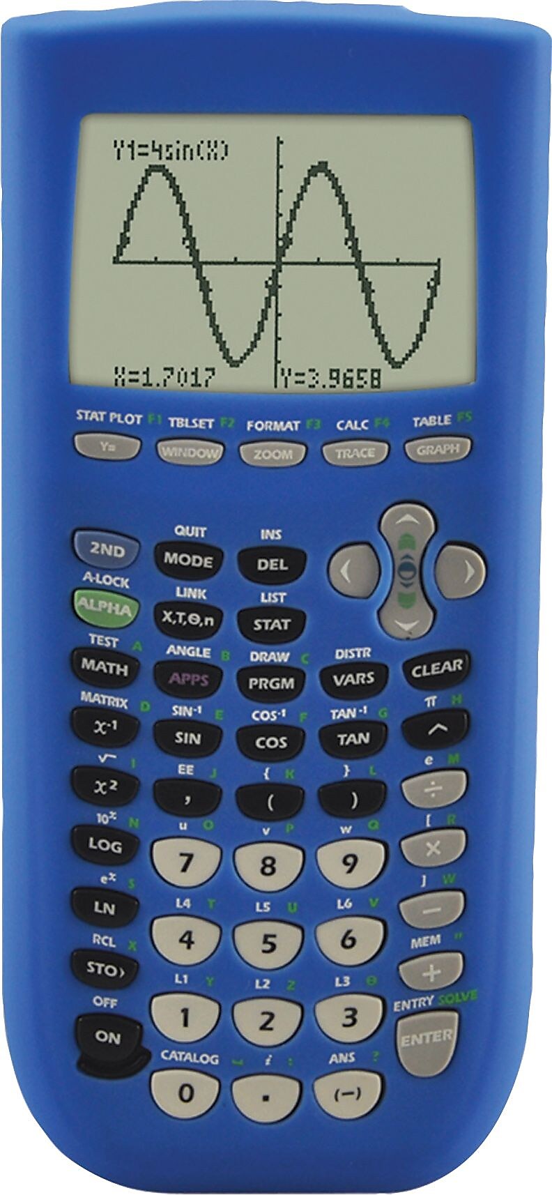 Guerrilla Silicone Case for Texas Instruments TI 84 Plus Graphing Calculator, Blue