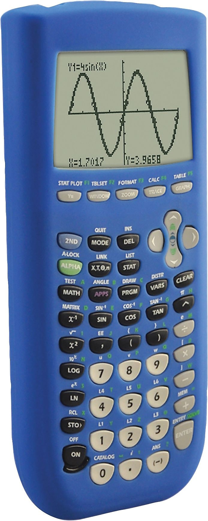 Guerrilla Silicone Case for Texas Instruments TI 84 Plus Graphing Calculator, Blue