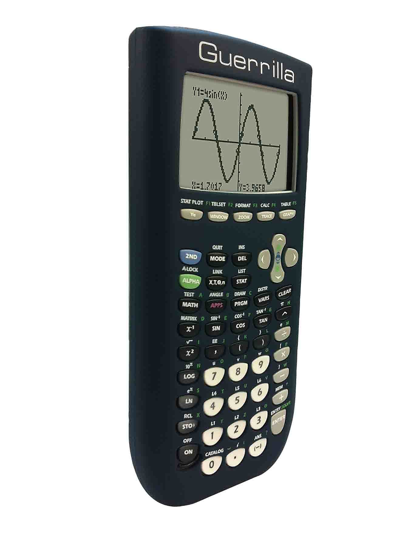 Guerrilla® Silicone Case For Texas Instruments TI 84 Plus Graphing Calculator, Navy