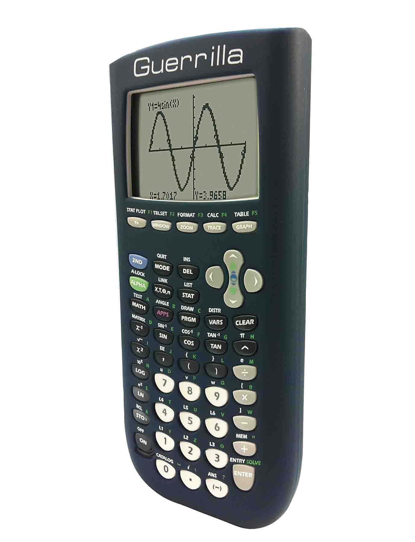 Guerrilla® Silicone Case For Texas Instruments TI 84 Plus Graphing Calculator, Navy