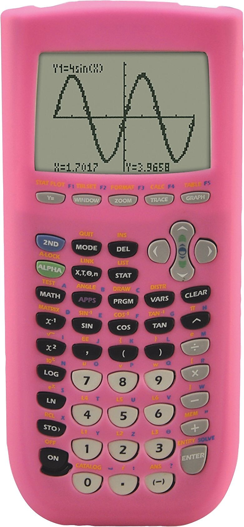 Guerrilla Silicone Case for Texas Instruments TI 84 Plus Graphing Calculator, Pink
