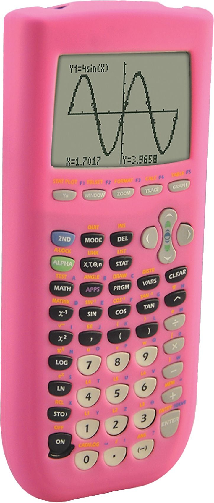 Guerrilla Silicone Case for Texas Instruments TI 84 Plus Graphing Calculator, Pink