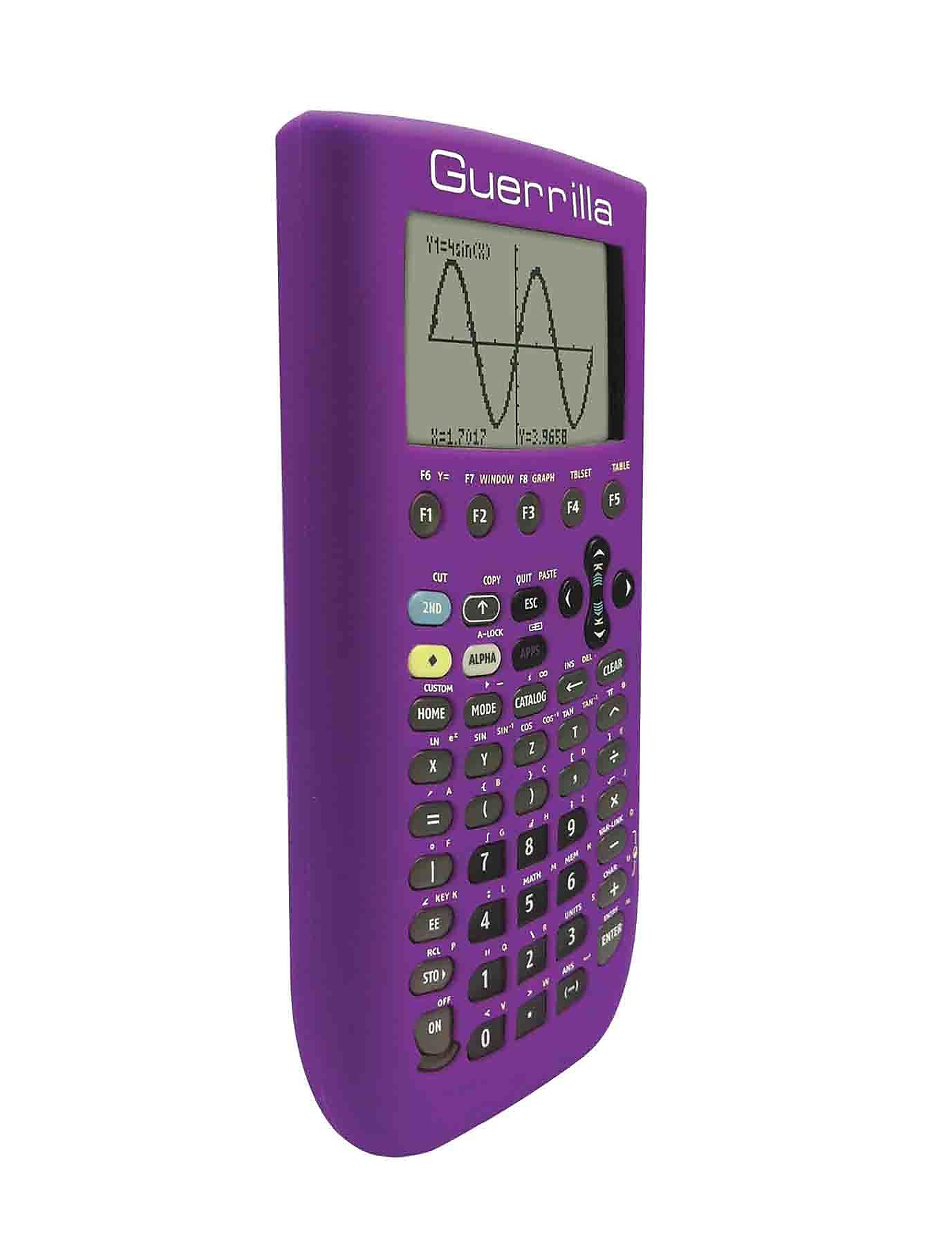 Guerrilla® Silicone Case For Texas Instruments TI 89 Titanium Graphing Calculator, Purple