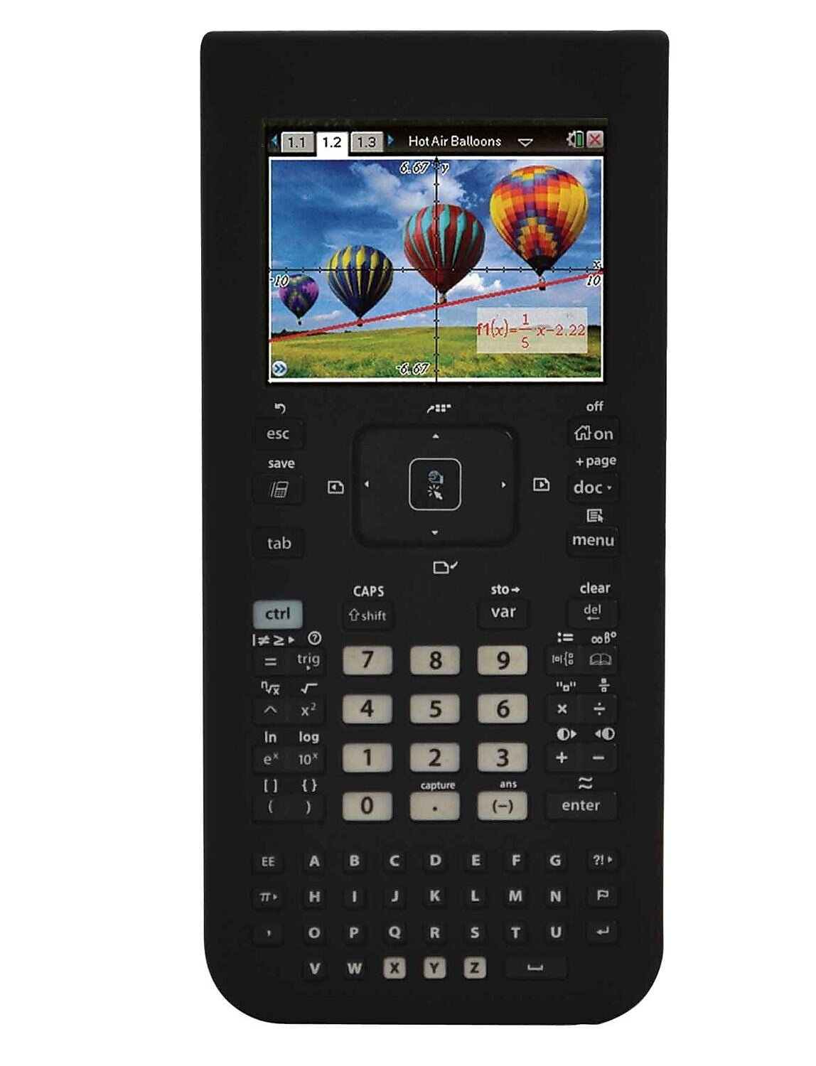Guerrilla® Silicone Case For Texas Instruments TI Nspire CX& CX CAS Graphing Calculator, Black