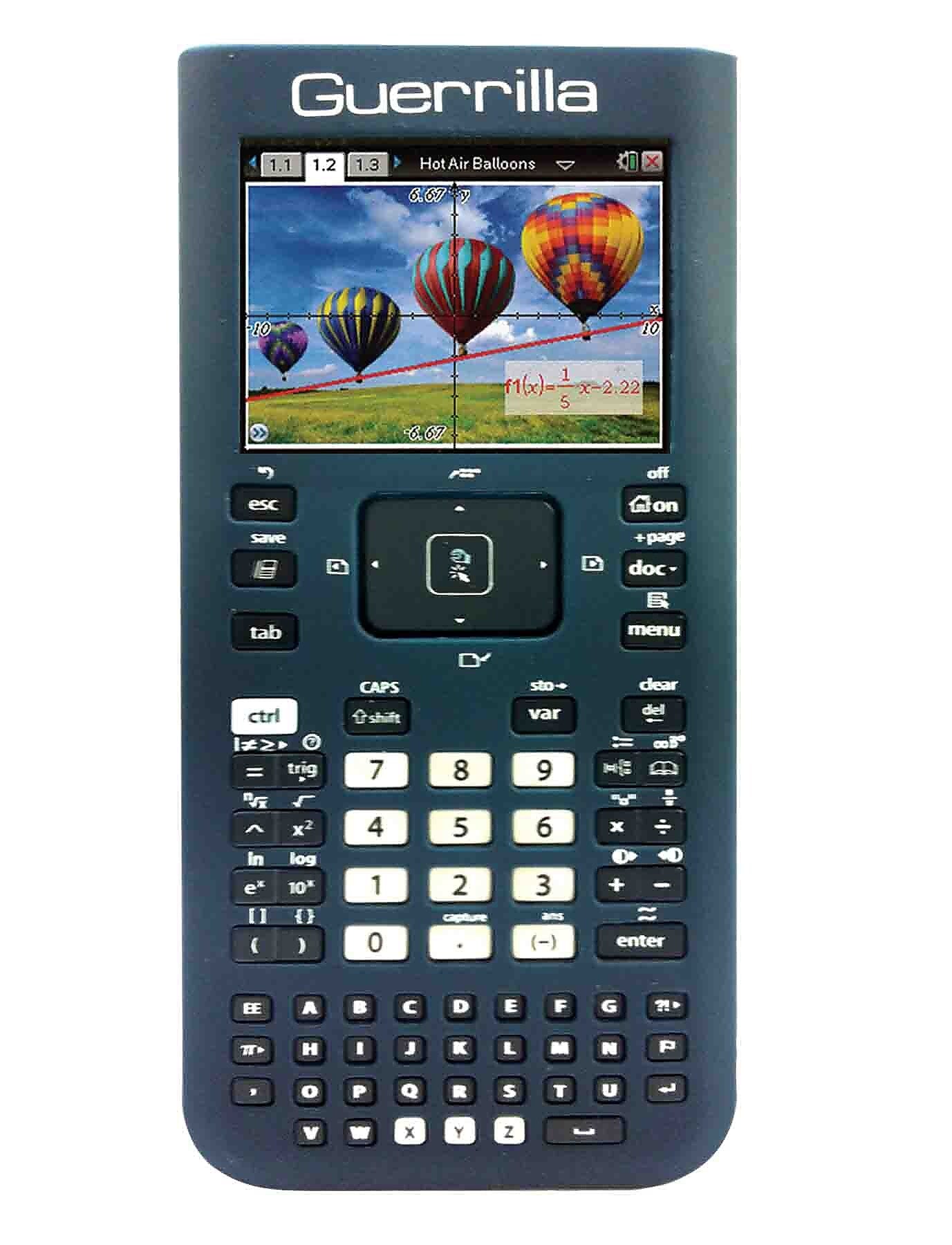 Guerrilla® Silicone Case For Texas Instruments TI Nspire CX& CX CAS Graphing Calculator, Navy