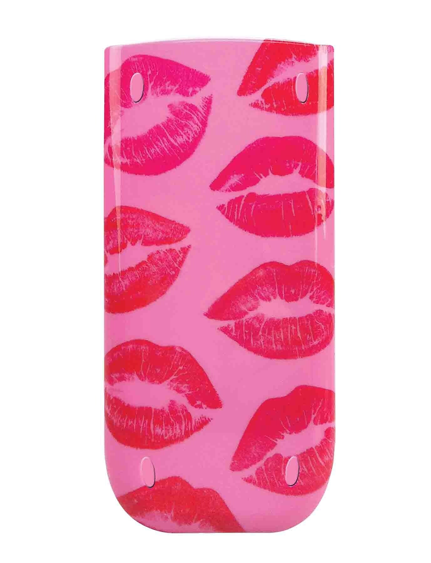 Guerrilla® Themed Slide Case For TI 84 Plus/C Silver Edition/TI 89 Titanium Calculator, Kiss Pink