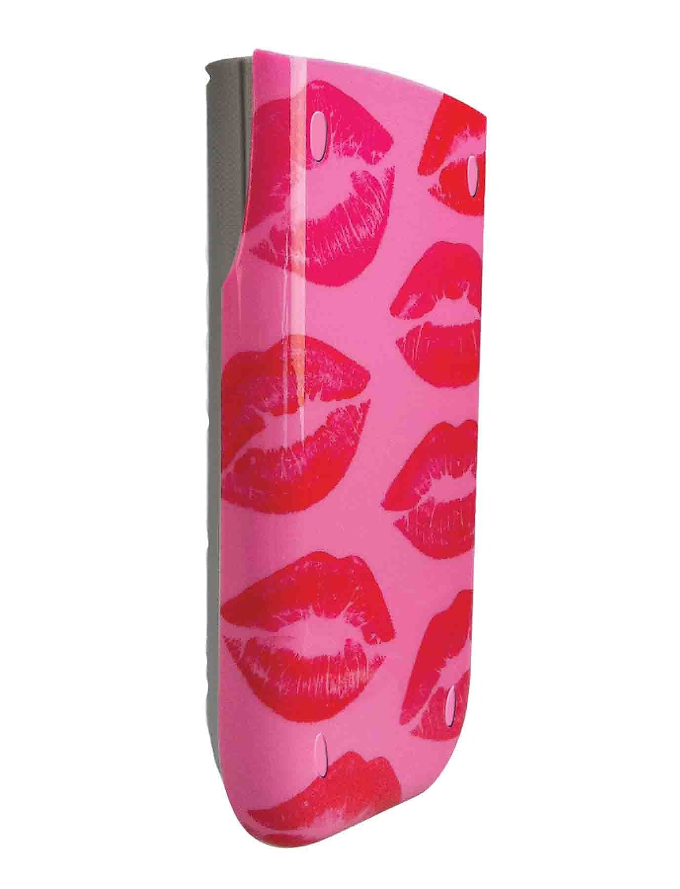 Guerrilla® Themed Slide Case For TI 84 Plus/C Silver Edition/TI 89 Titanium Calculator, Kiss Pink