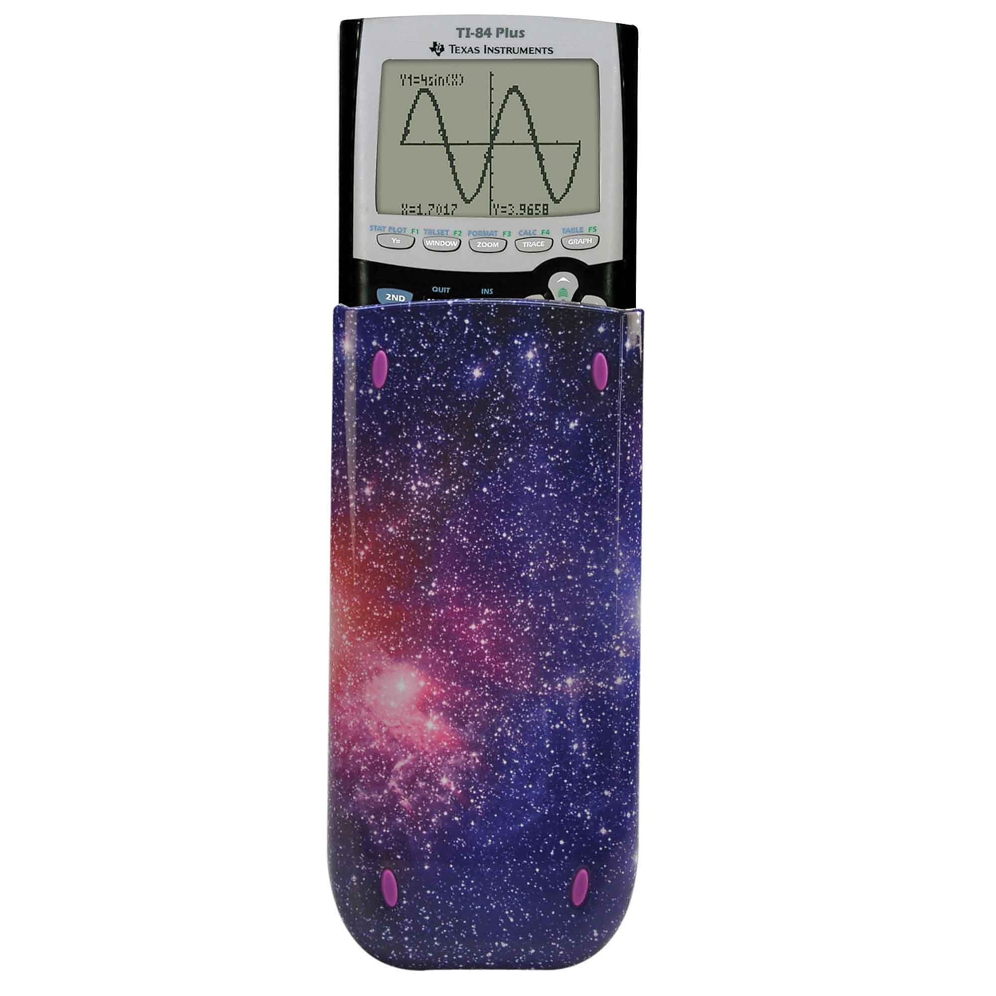 Guerrilla® Themed Slide Case For TI 84 Plus/C Silver Edition/TI 89 Titanium Calculator, Starbursts