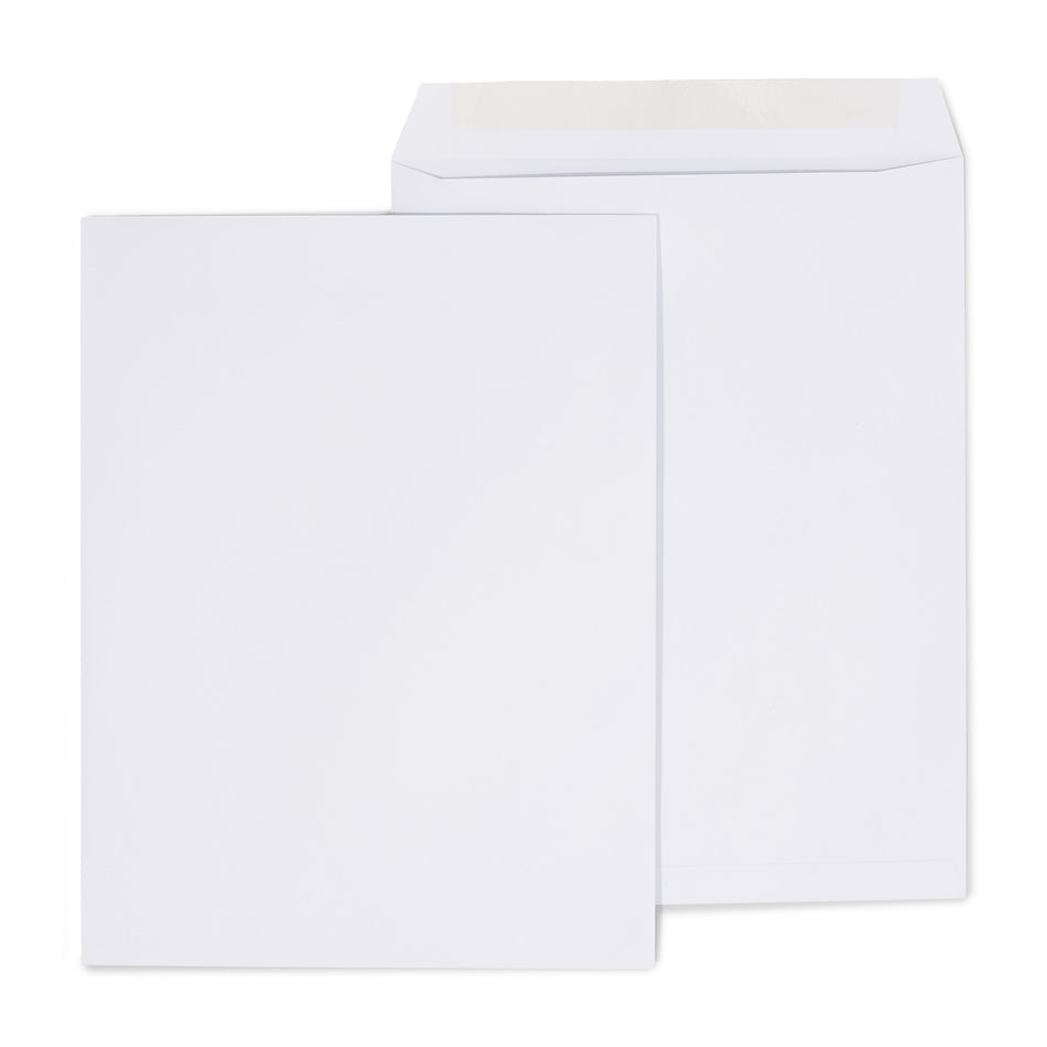 Gummed Catalog Envelopes, 10"L x 13"H, White, 250/Box