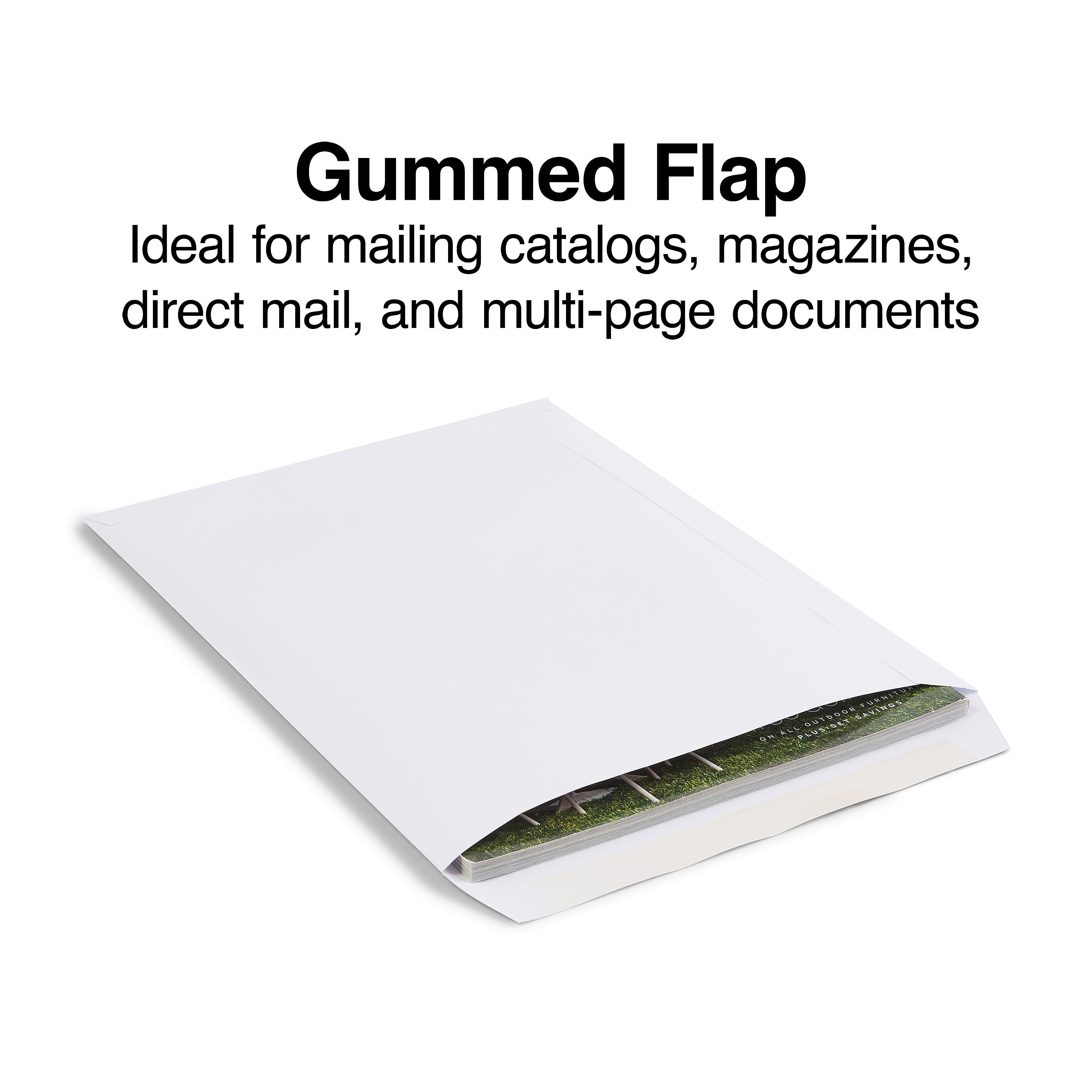 Gummed Catalog Envelopes, 10