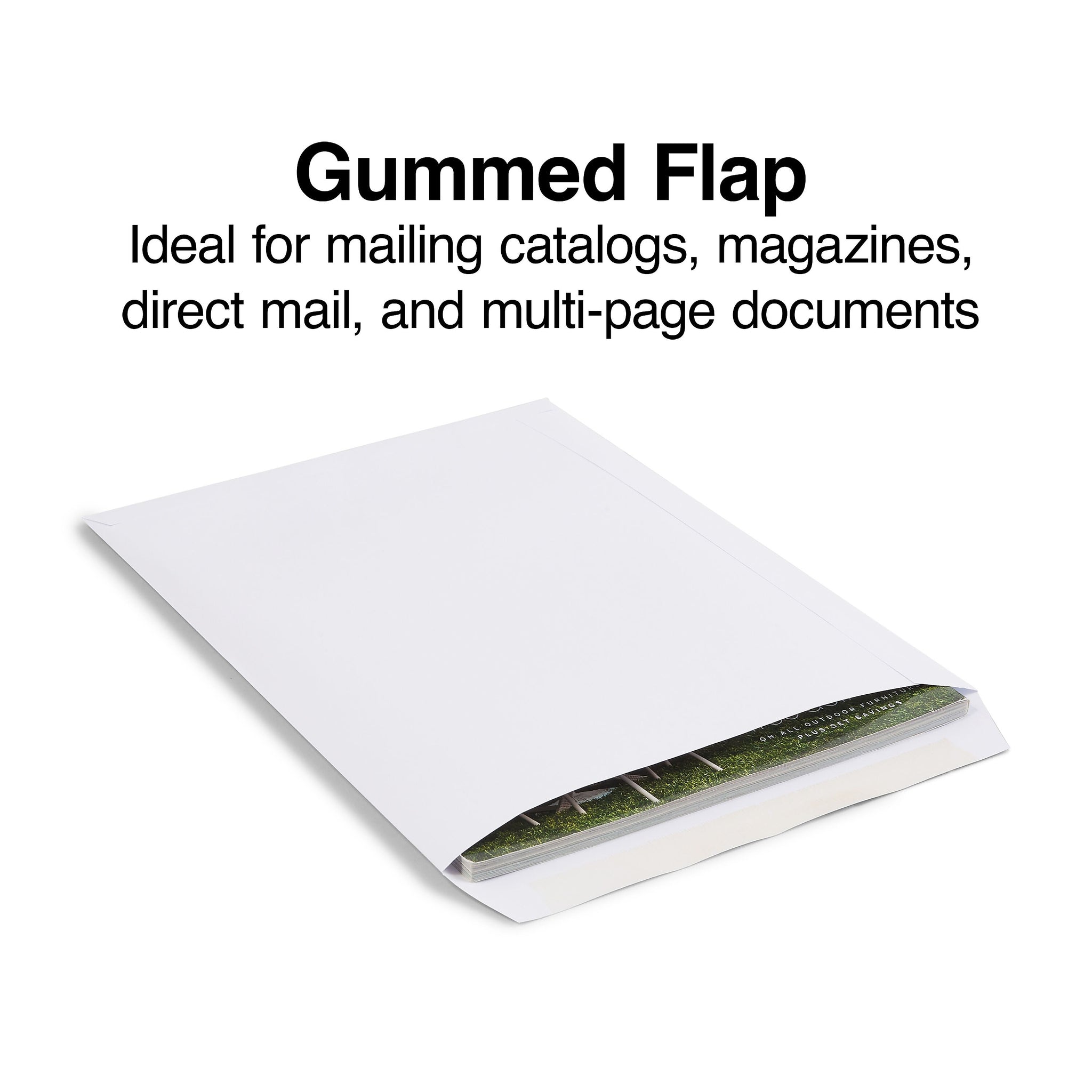 Gummed Catalog Envelopes, 10